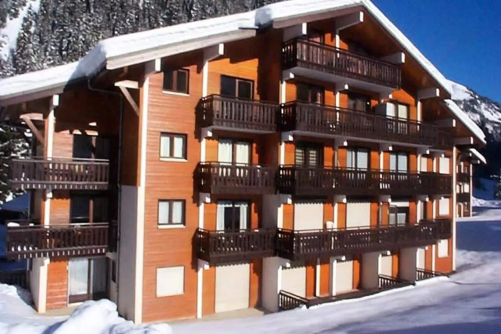 Résidence Le Perce-neige-Außenbereich Sommer