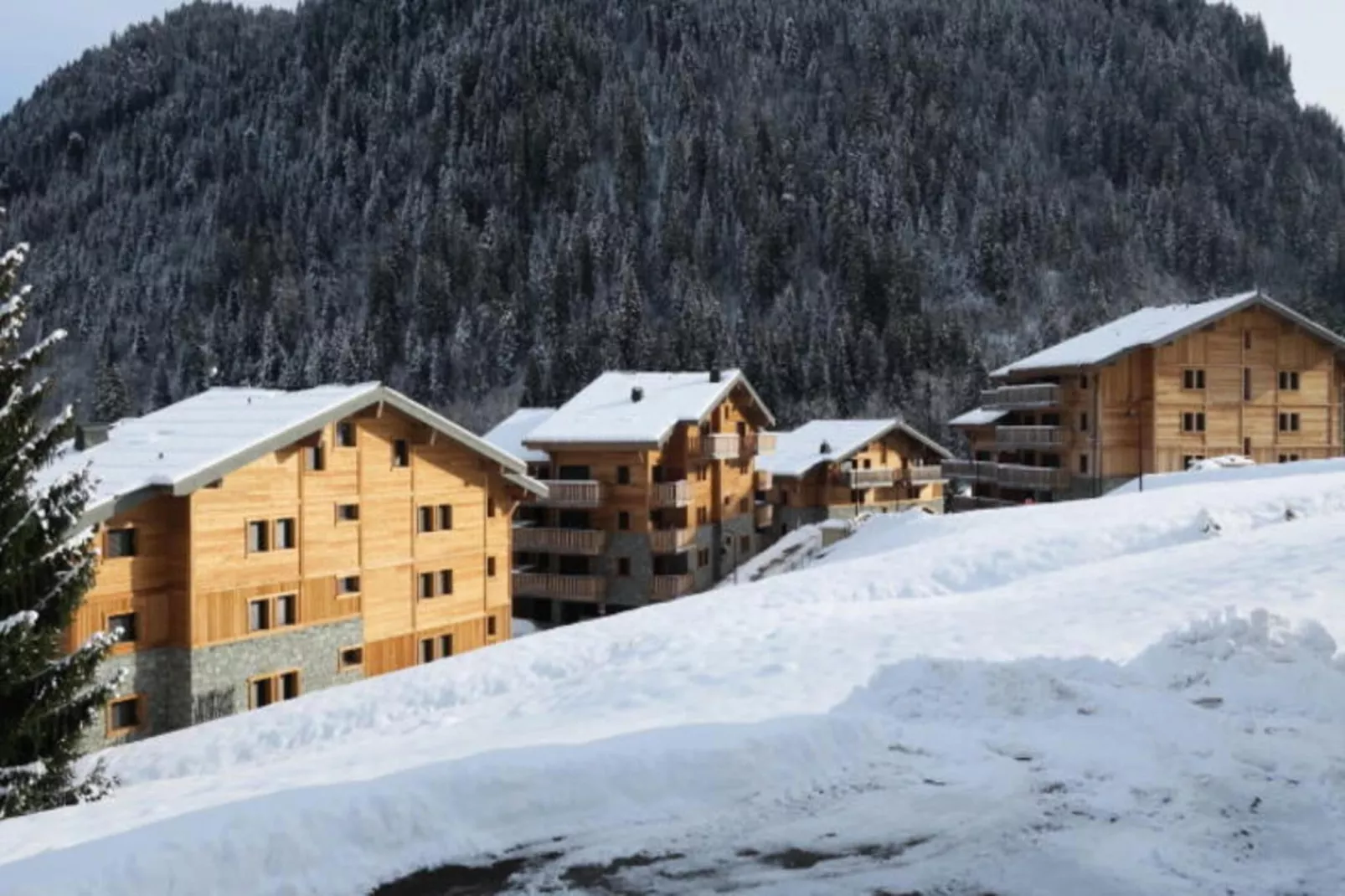 Résidence Les Quatres Elements-View in winter