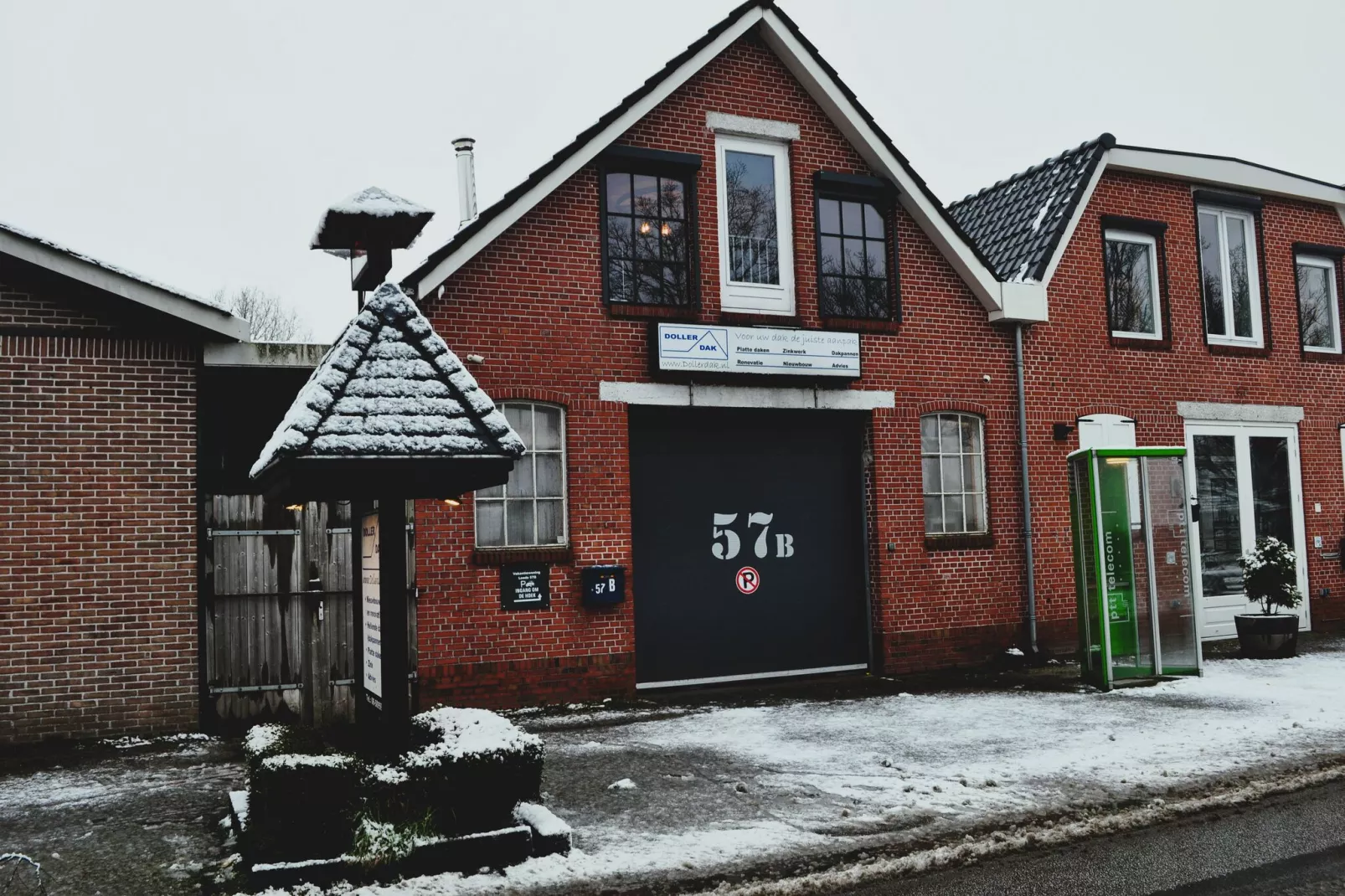 Loods 57B - Exterior in winter