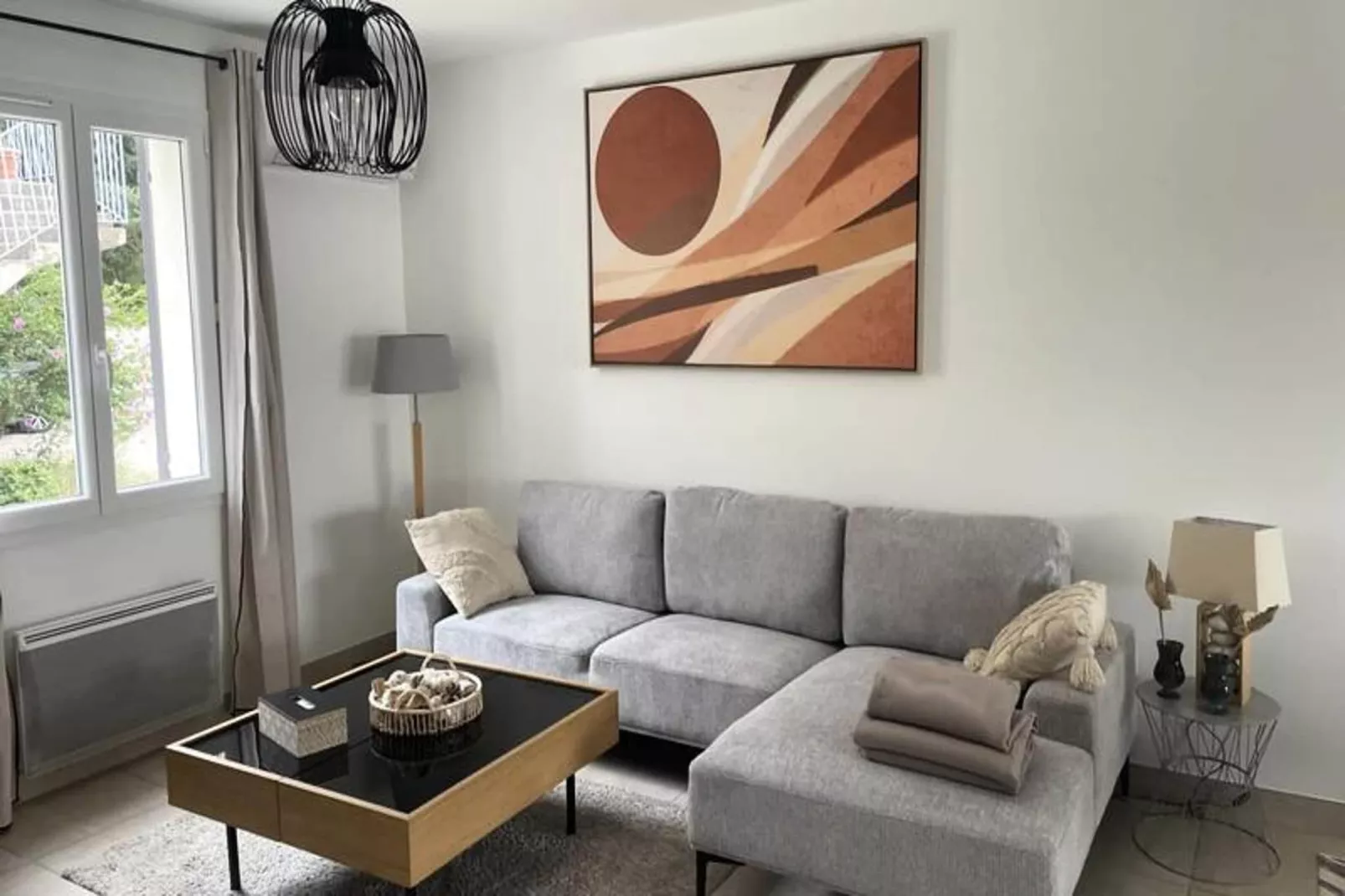 Villa Lisa - Piscine Chauff&eacute;e Proche Du Centre Historique-Wohnzimmer