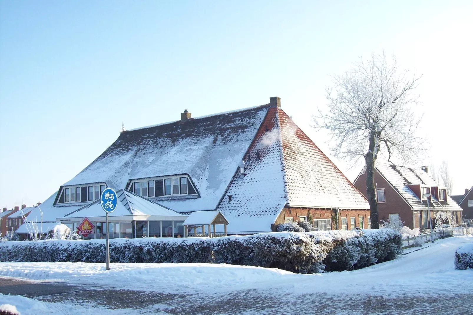 De Vakantie boerderij-Exterior winter