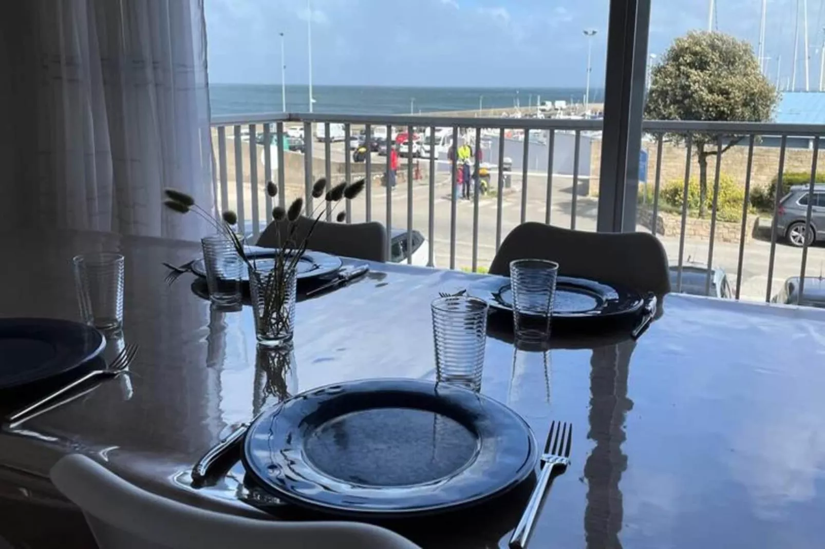 Résidence Maryland. Vue Mer Port Haliguen Plage Du Porigo-Wohnzimmer