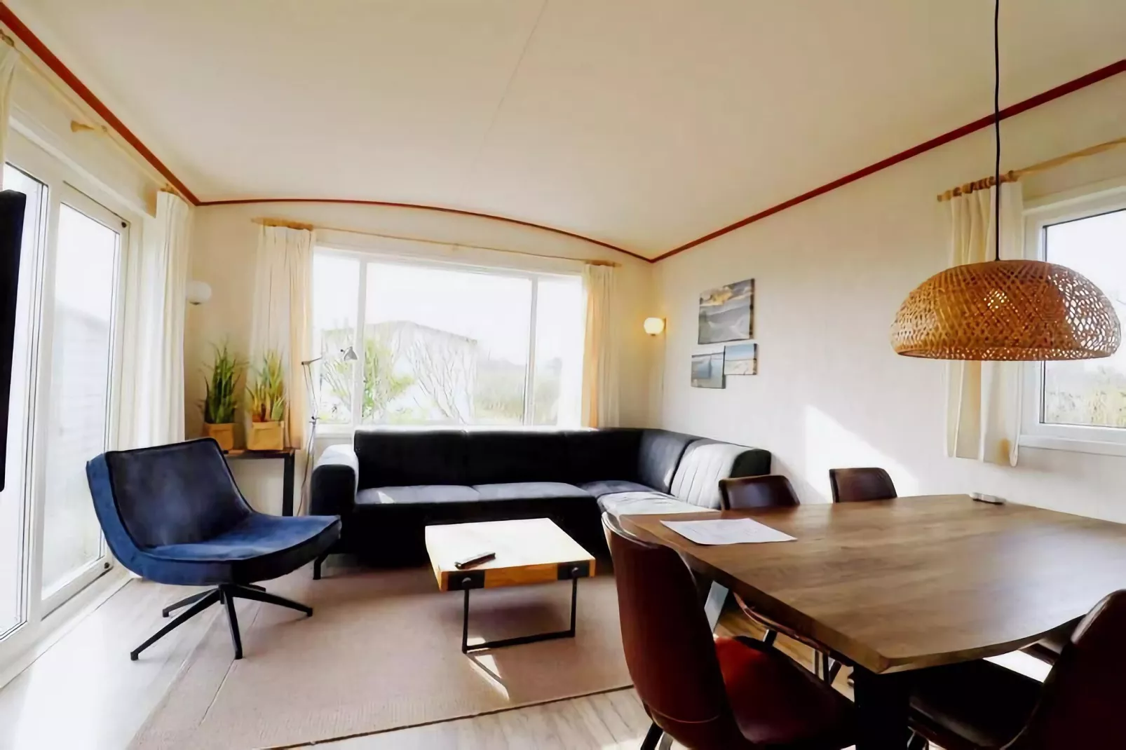 Duinchalet C140-Living room