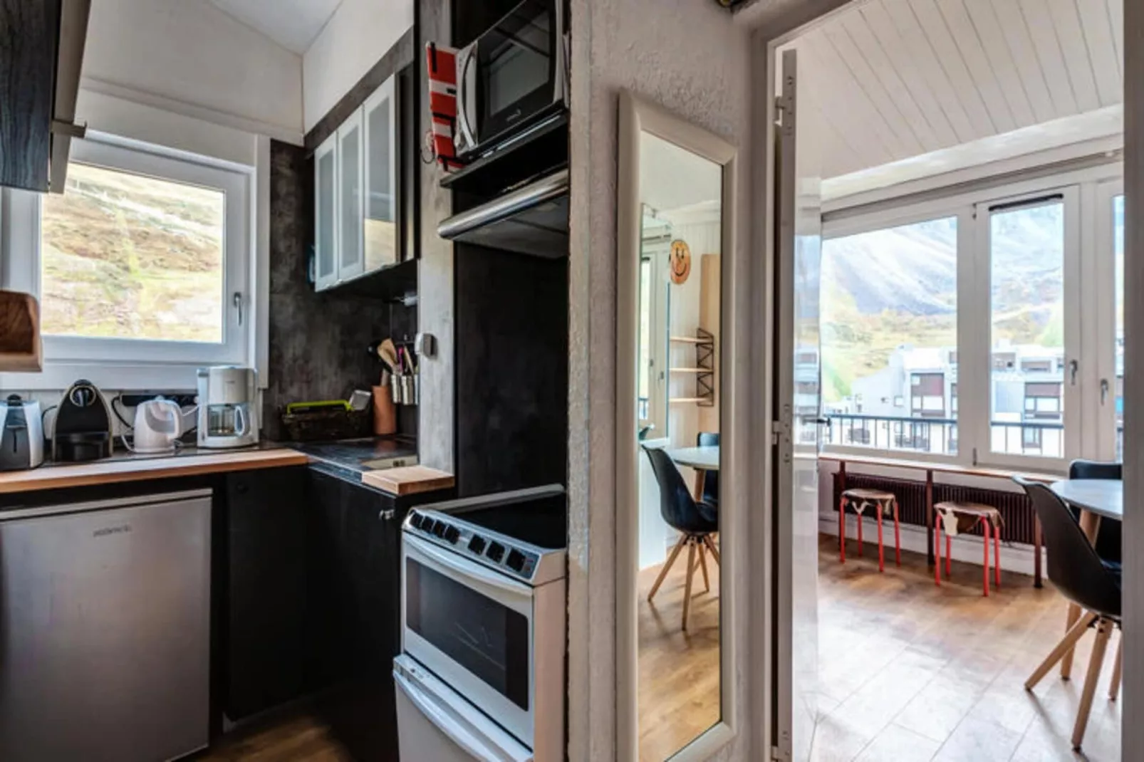 Appartement à Tignes avec accès direct aux pistes-Cuisine