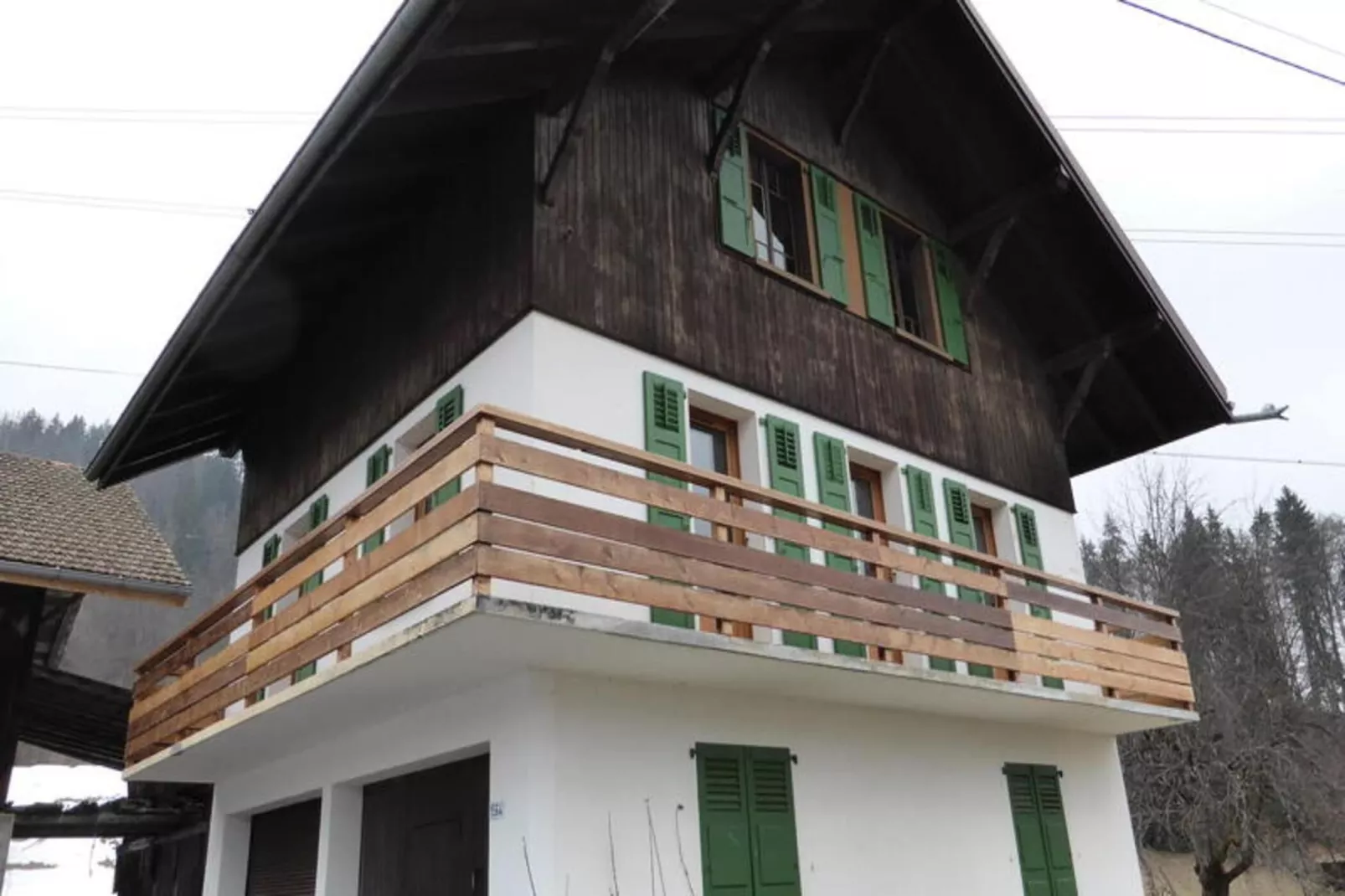 Chalet Pylone-Außenbereich Sommer