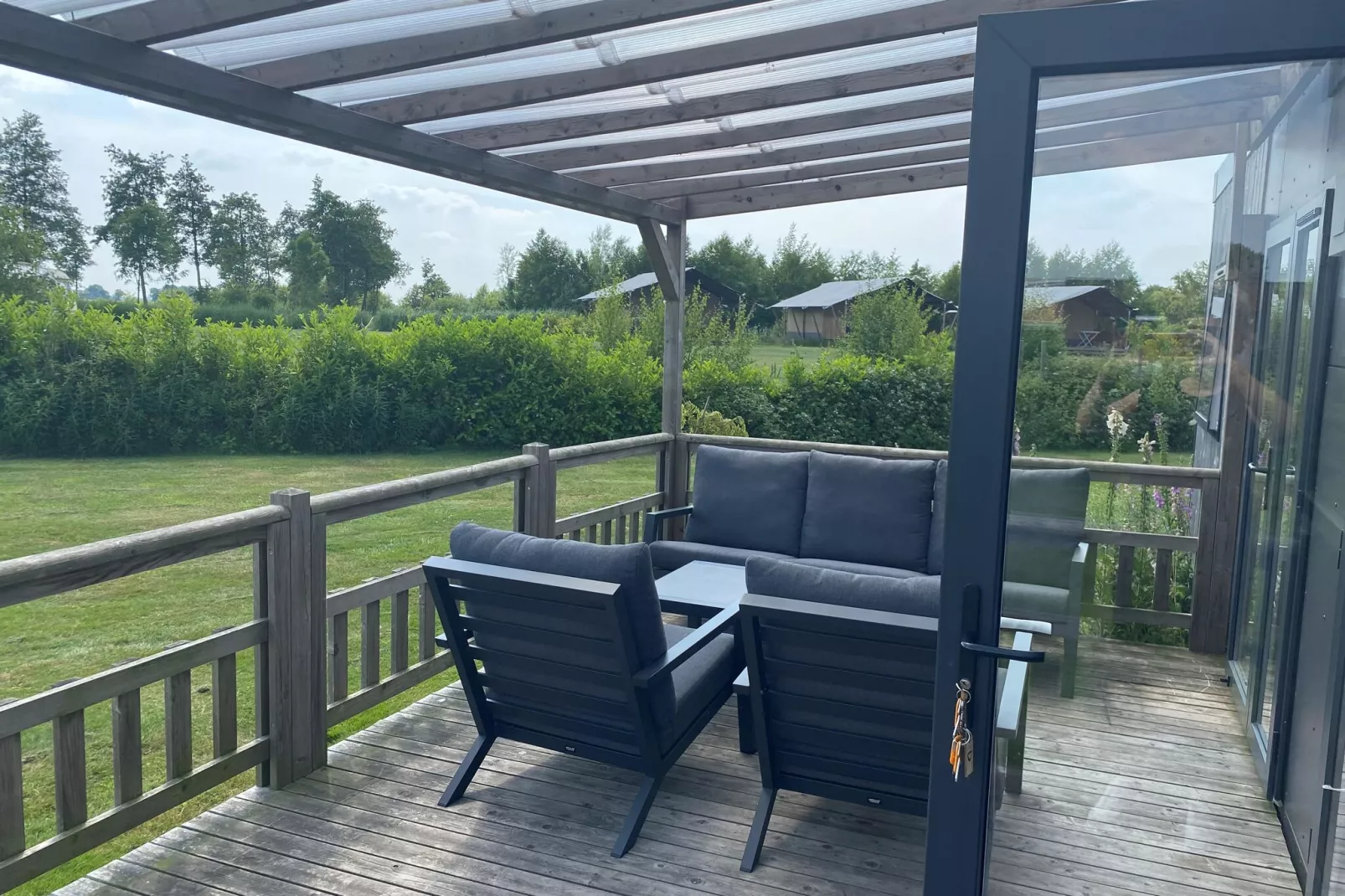Chalet Eke-Balcon-terrasse