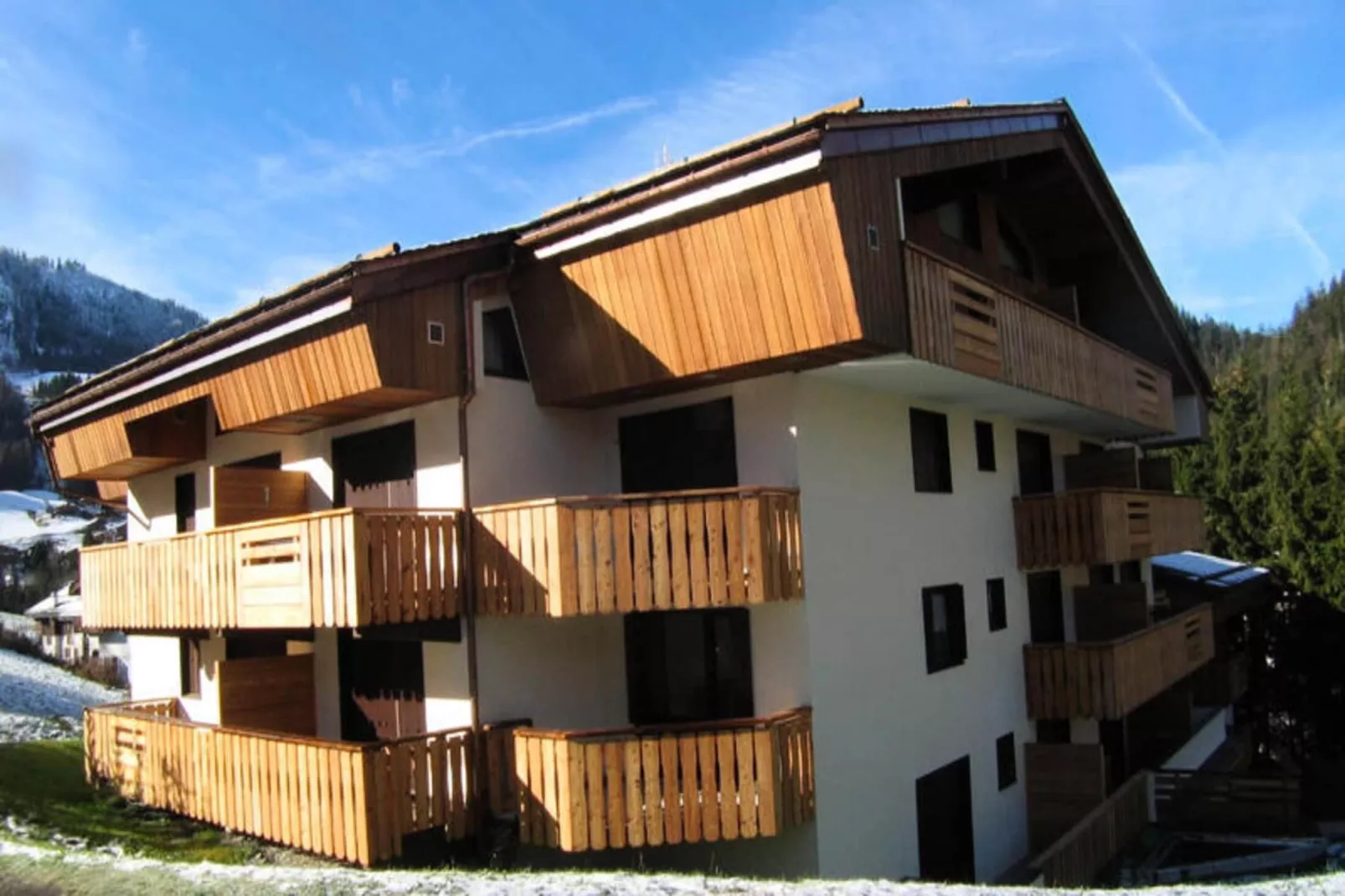 Appartements à La Clusaz-Exterior in summer