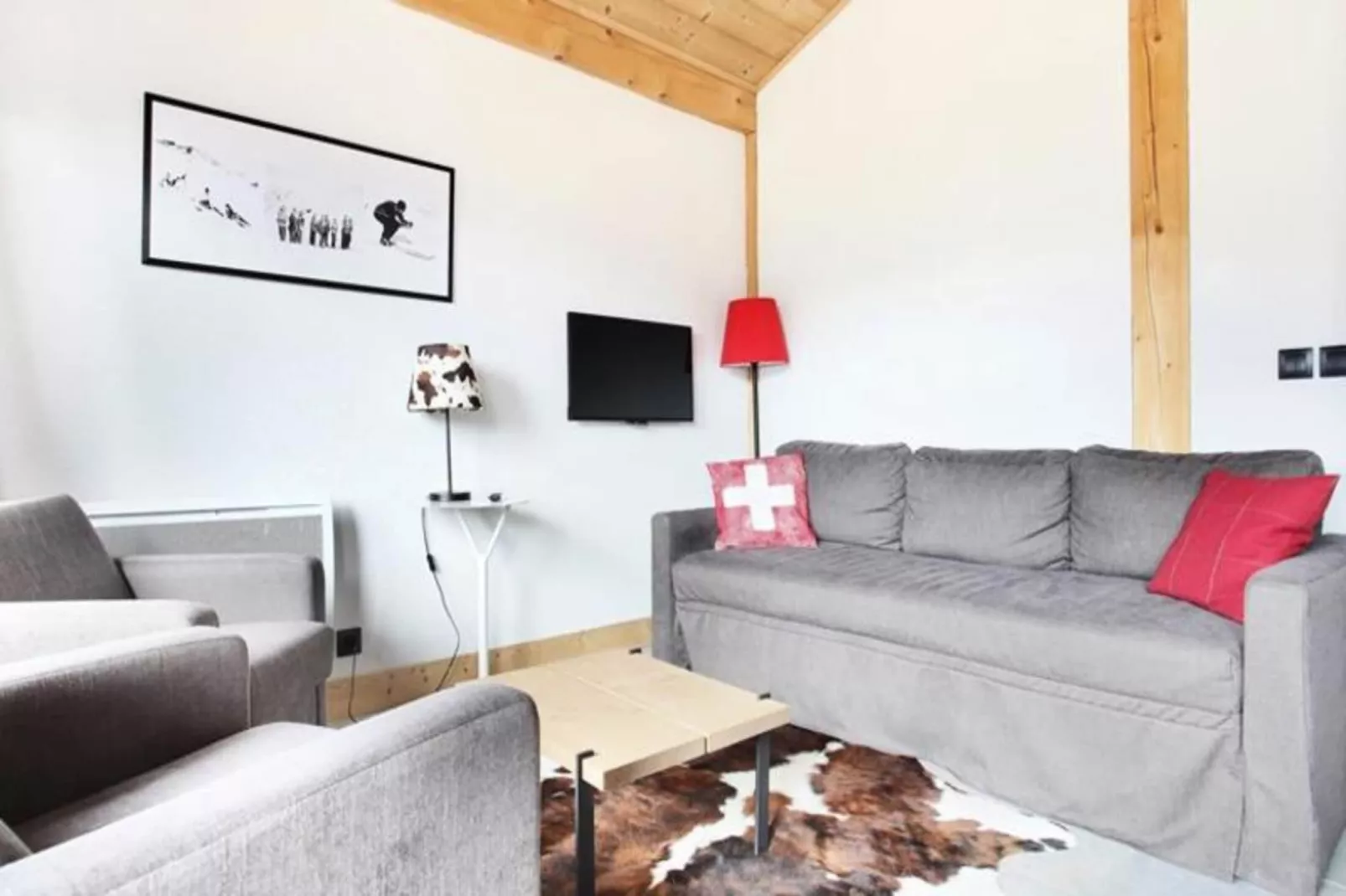 Résidence Prestige Odalys Les Fermes de Châtel-Living room