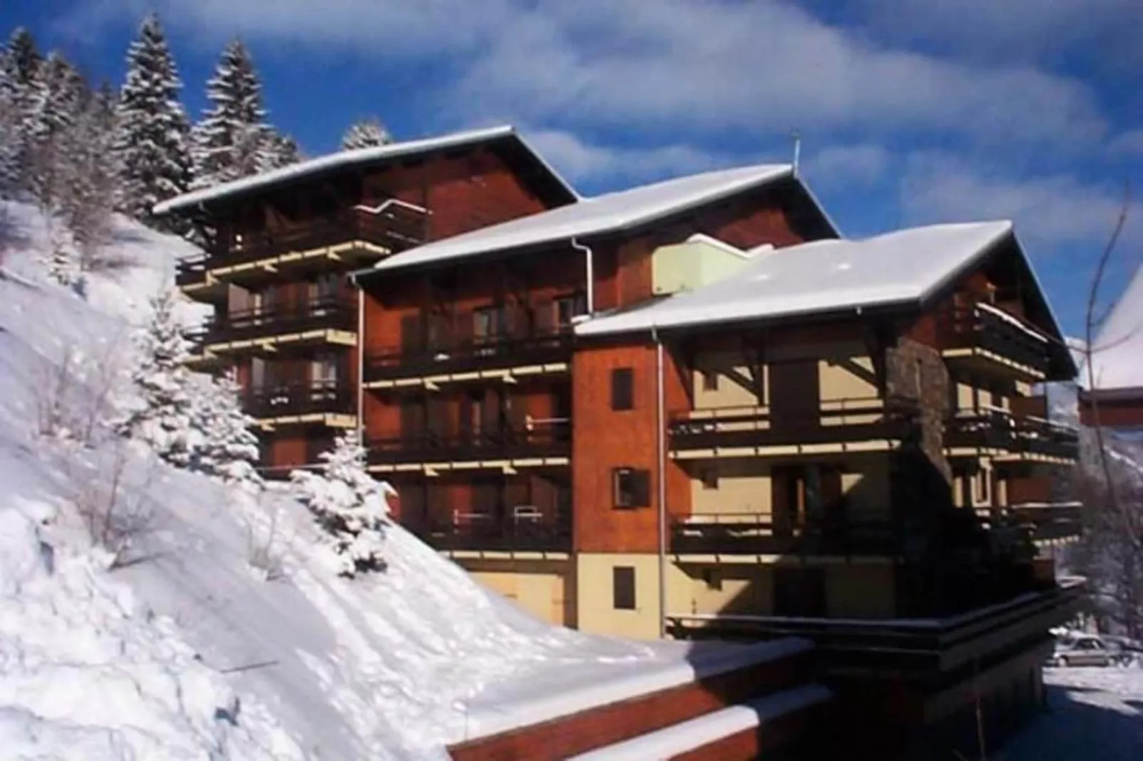 Résidence Le Yeti-Außenbereich Winter