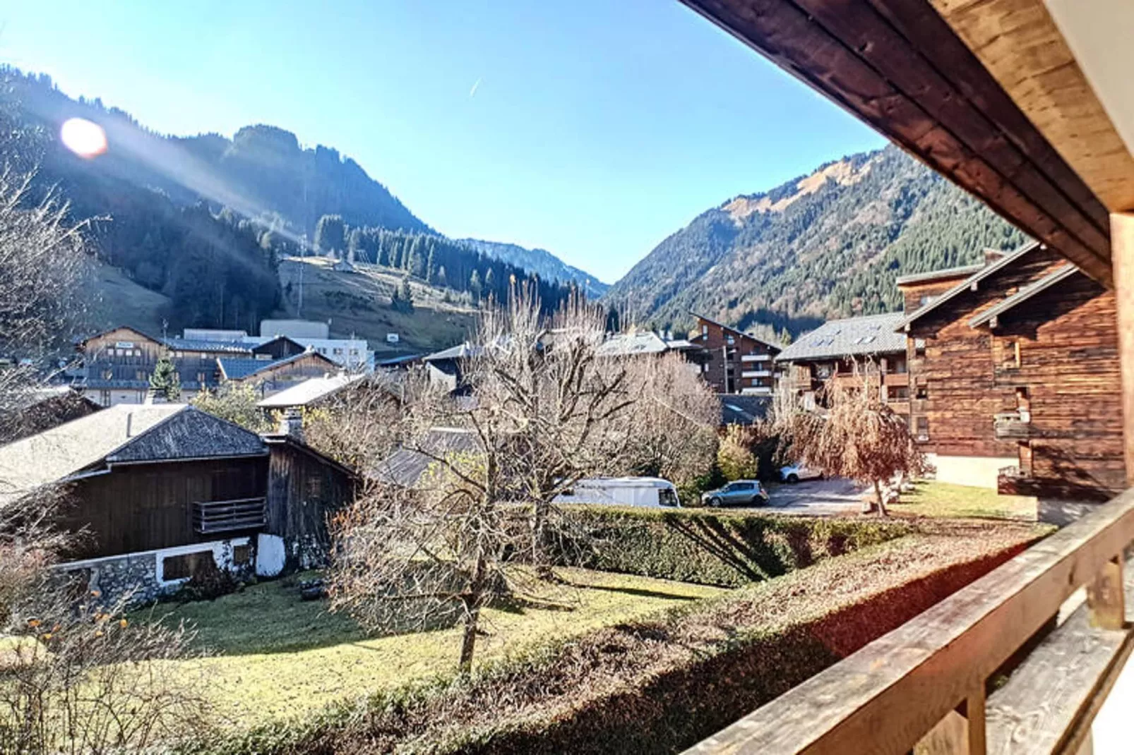 Appartements à Saint Jean d'Aulps-Terrasse/Balkon