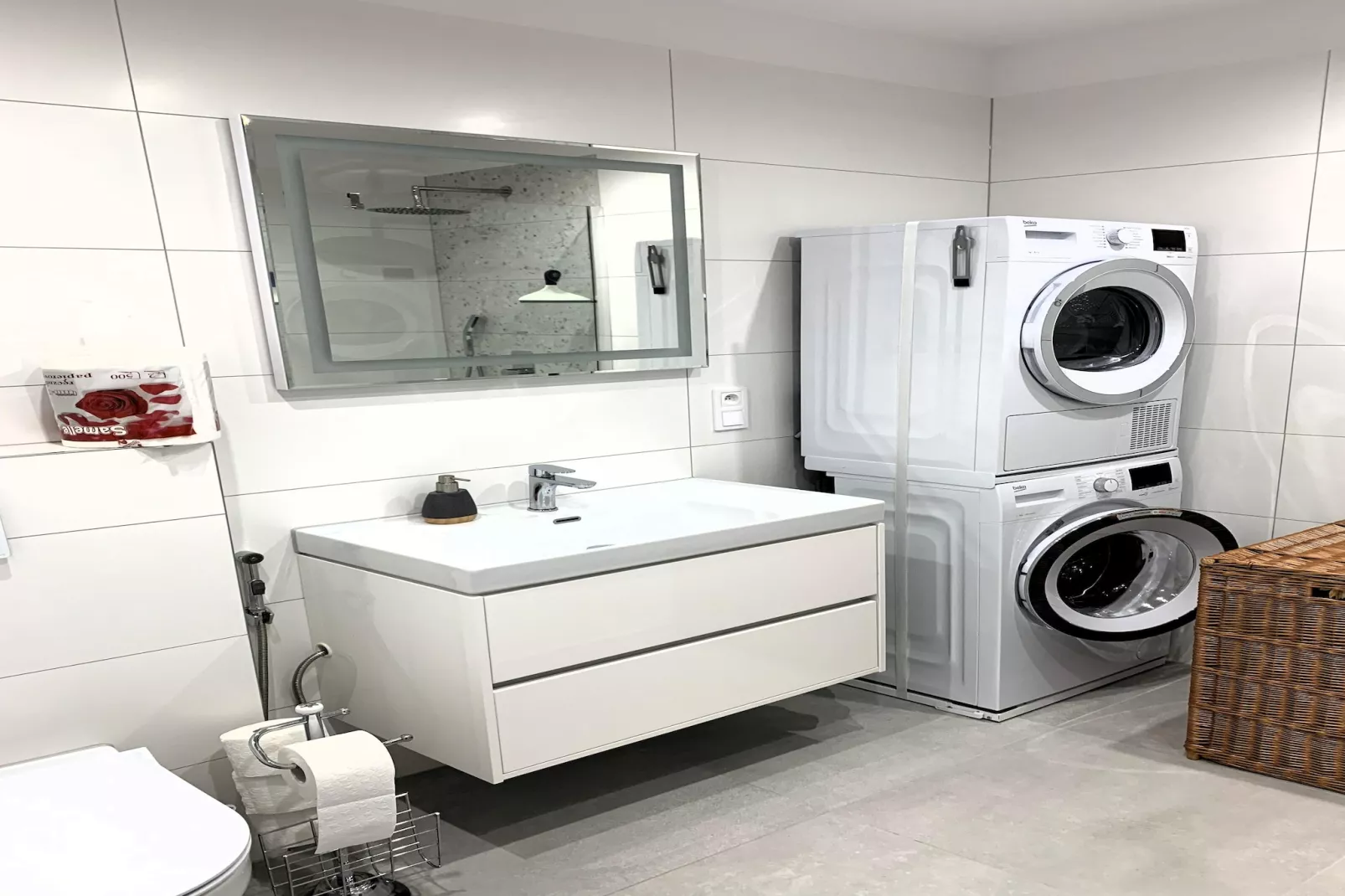 Apartament przy parku z garażem Świnoujście-Salle de bain