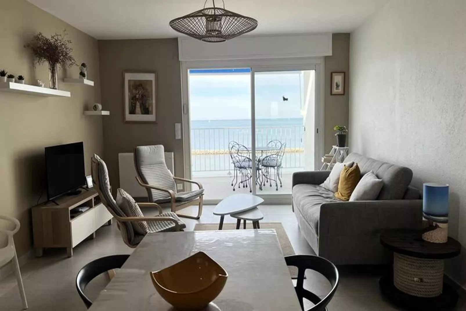 Résidence "mar E Souleu"-Living room