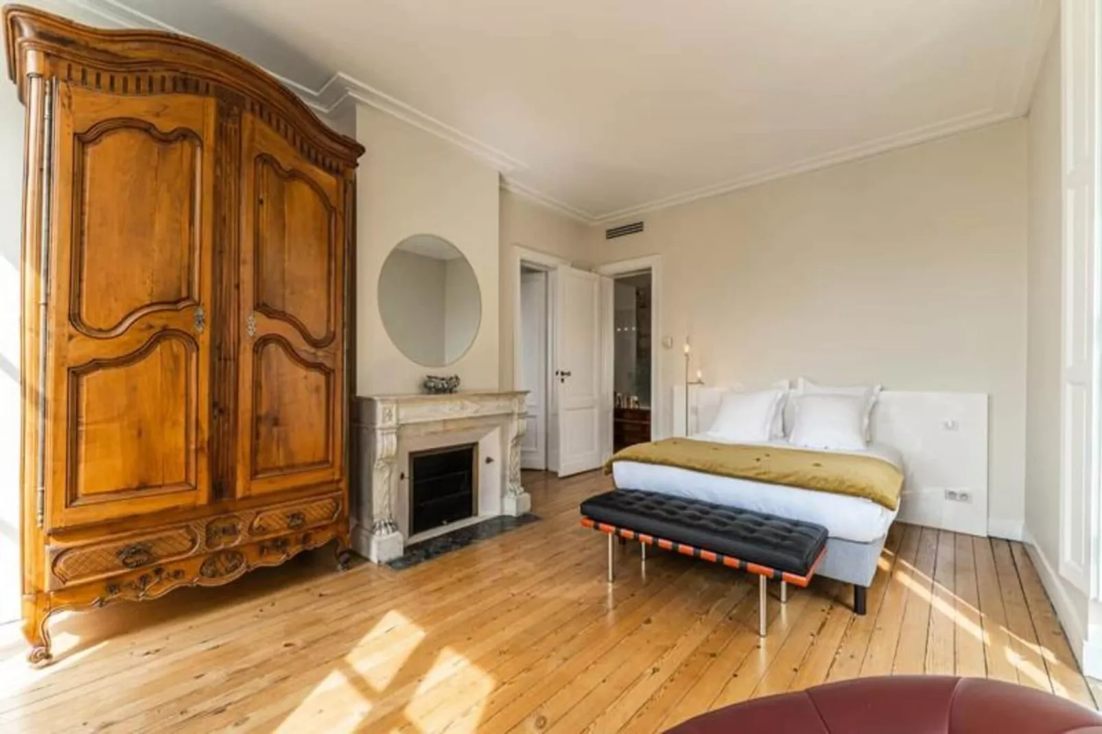 Appartement Prestations Haut Standing Avec Vue Sur La Place De La Bourse-Bedroom