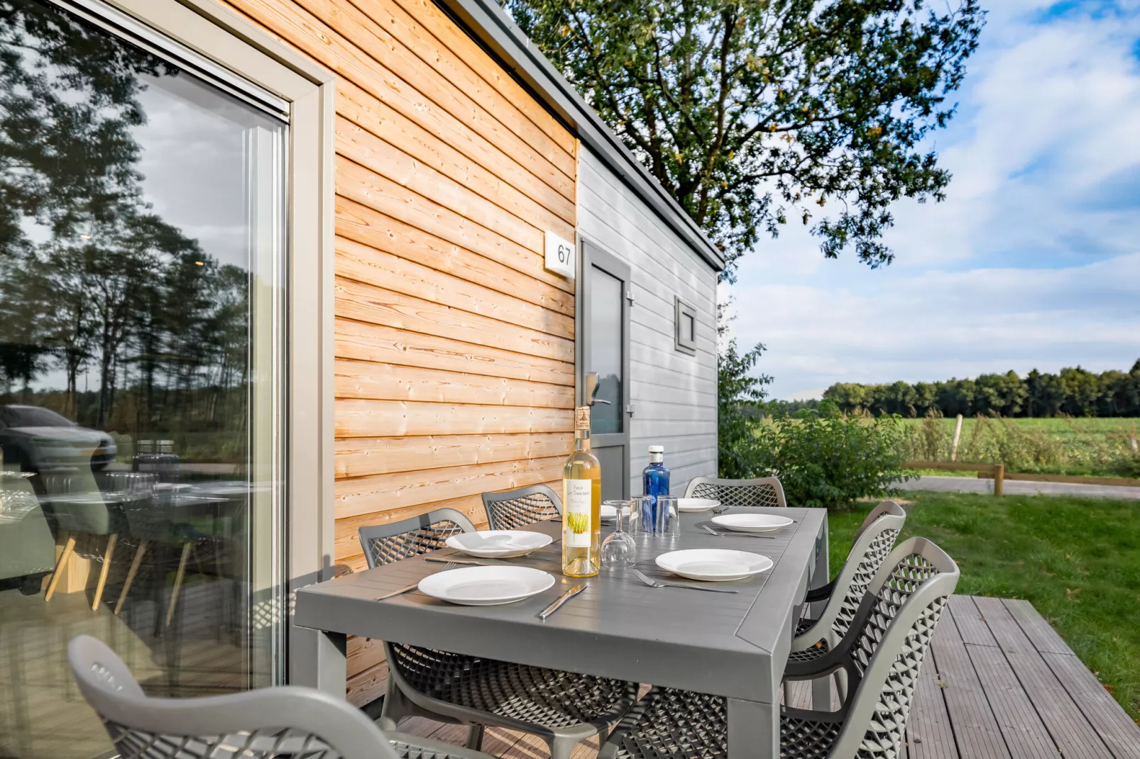 Vakantiepark Hunzedal 9-Balcon-terrasse