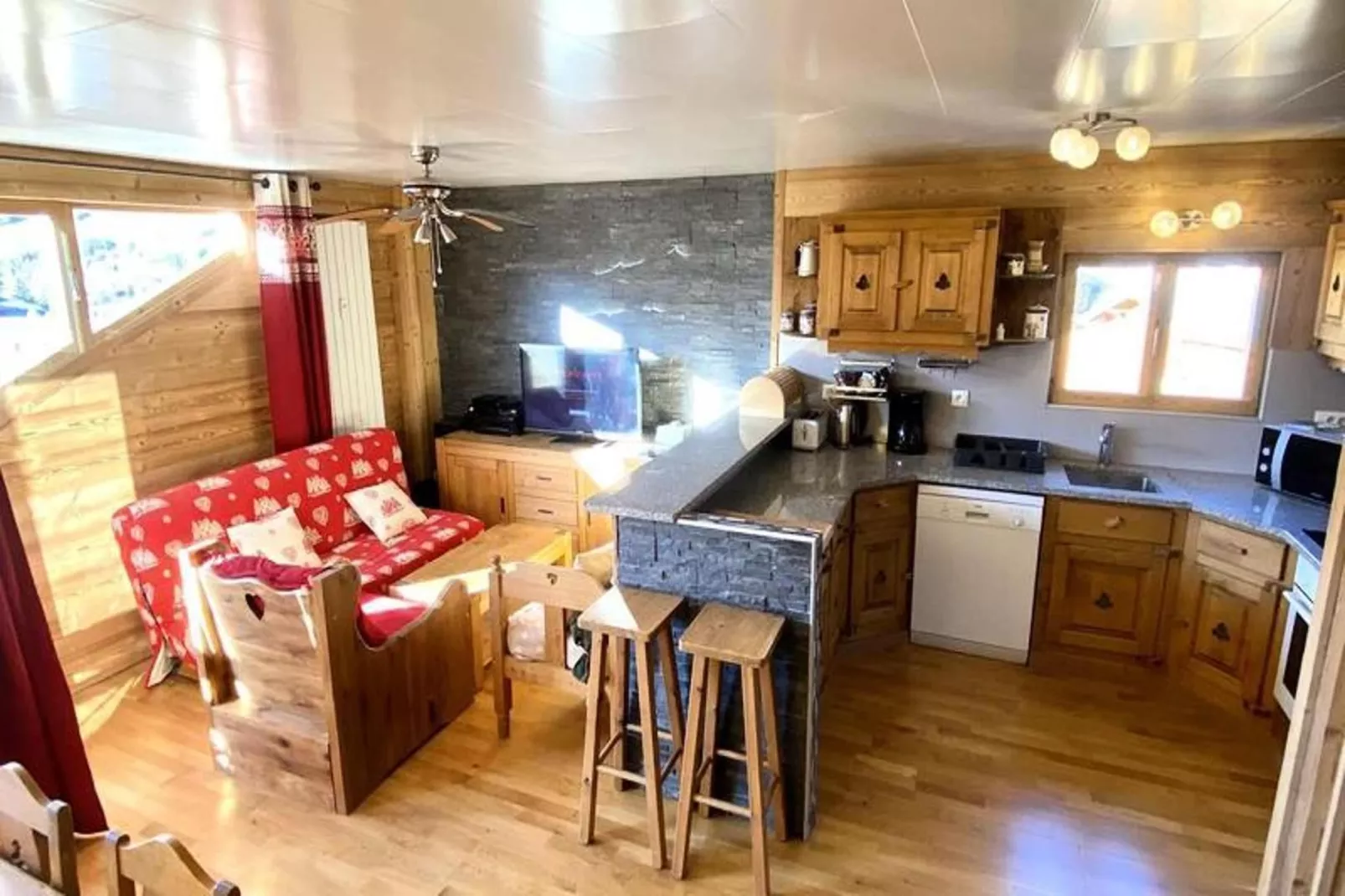 Résidence Les Bleuets-Kitchen