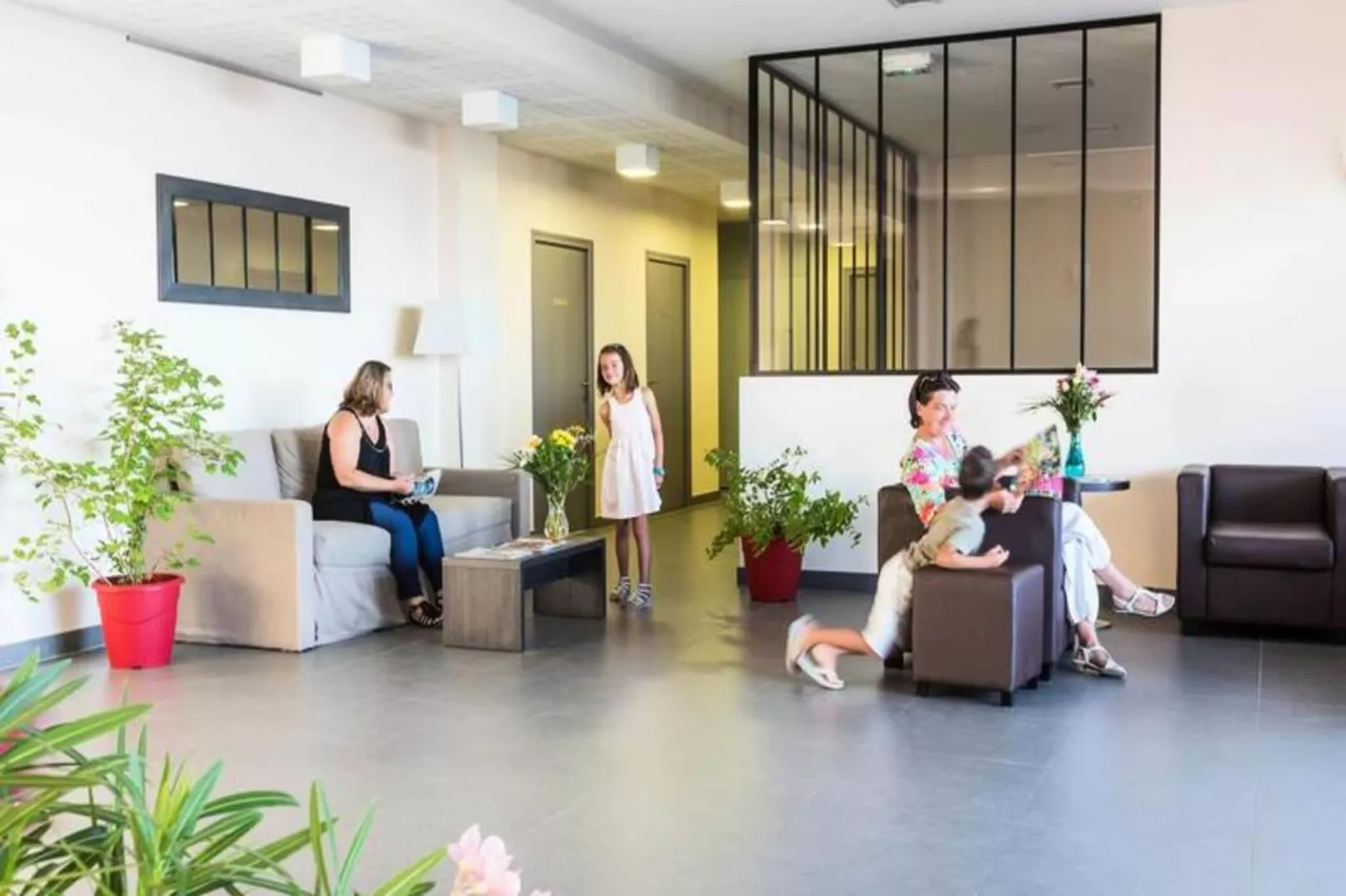 Résidence Prestige Odalys de la Plage-Außenbereich Sommer