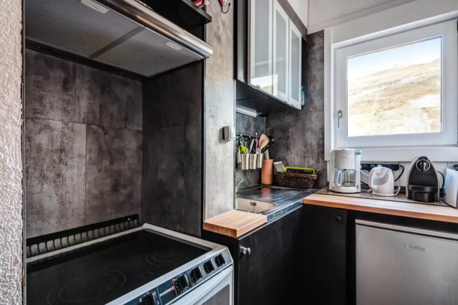 Appartement à Tignes avec accès direct aux pistes-Cuisine