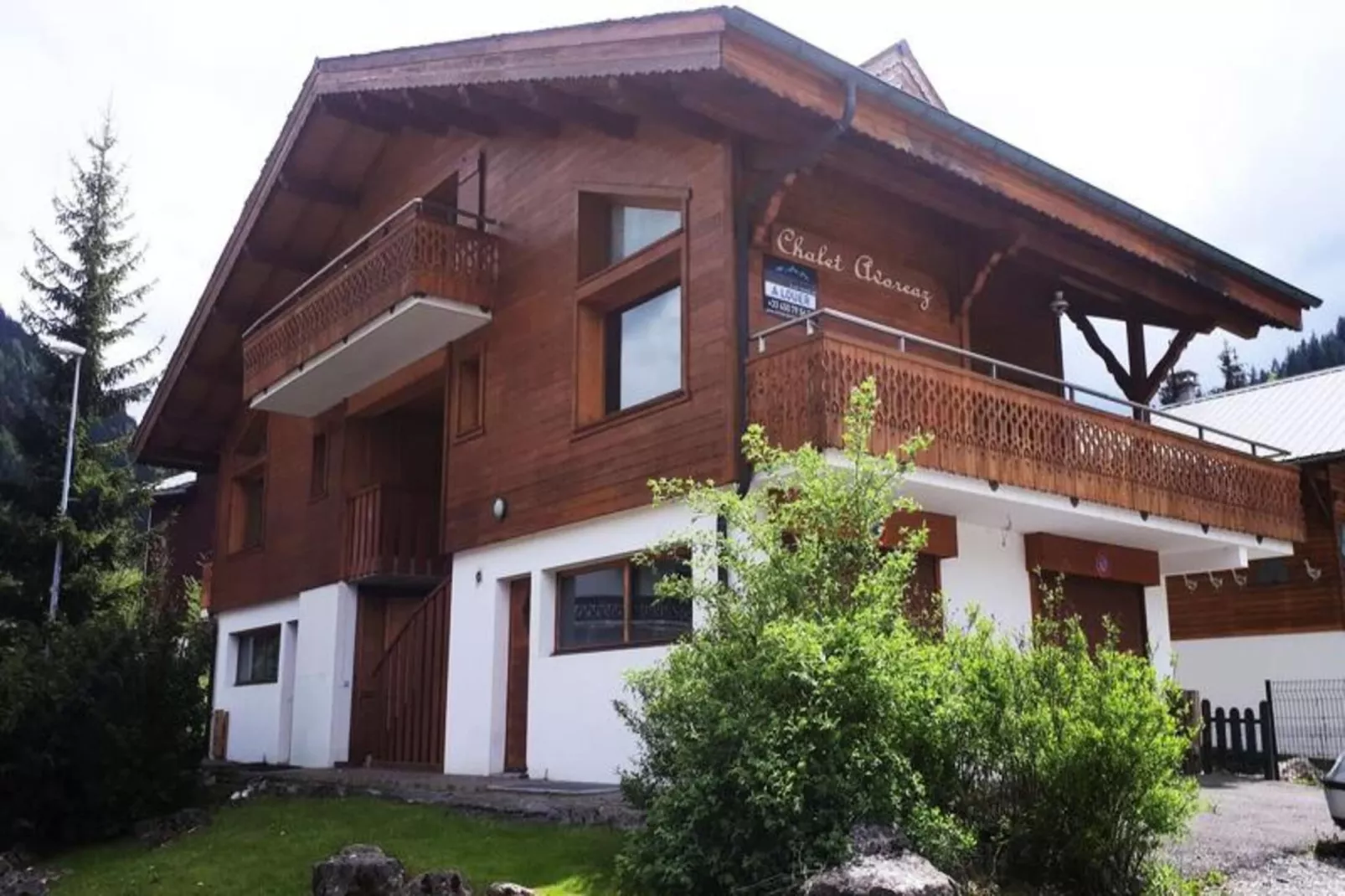 Chalet Avoreaz-Außenbereich Sommer