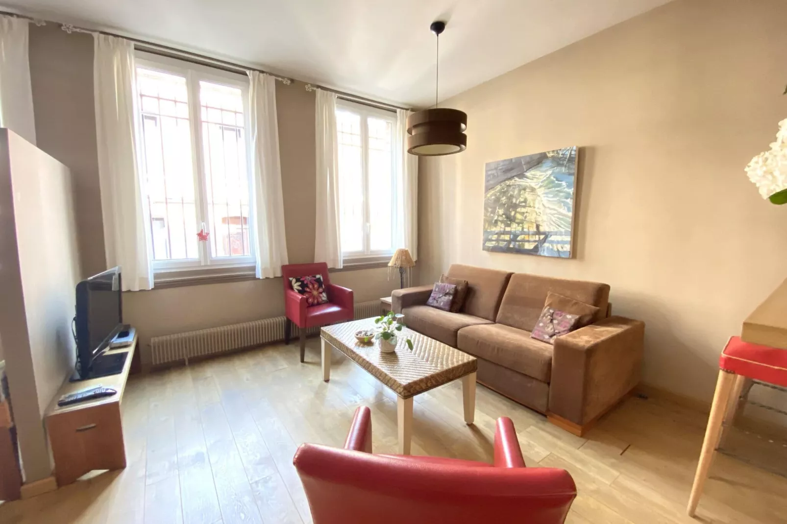 Holiday flat Fécamp-Living room