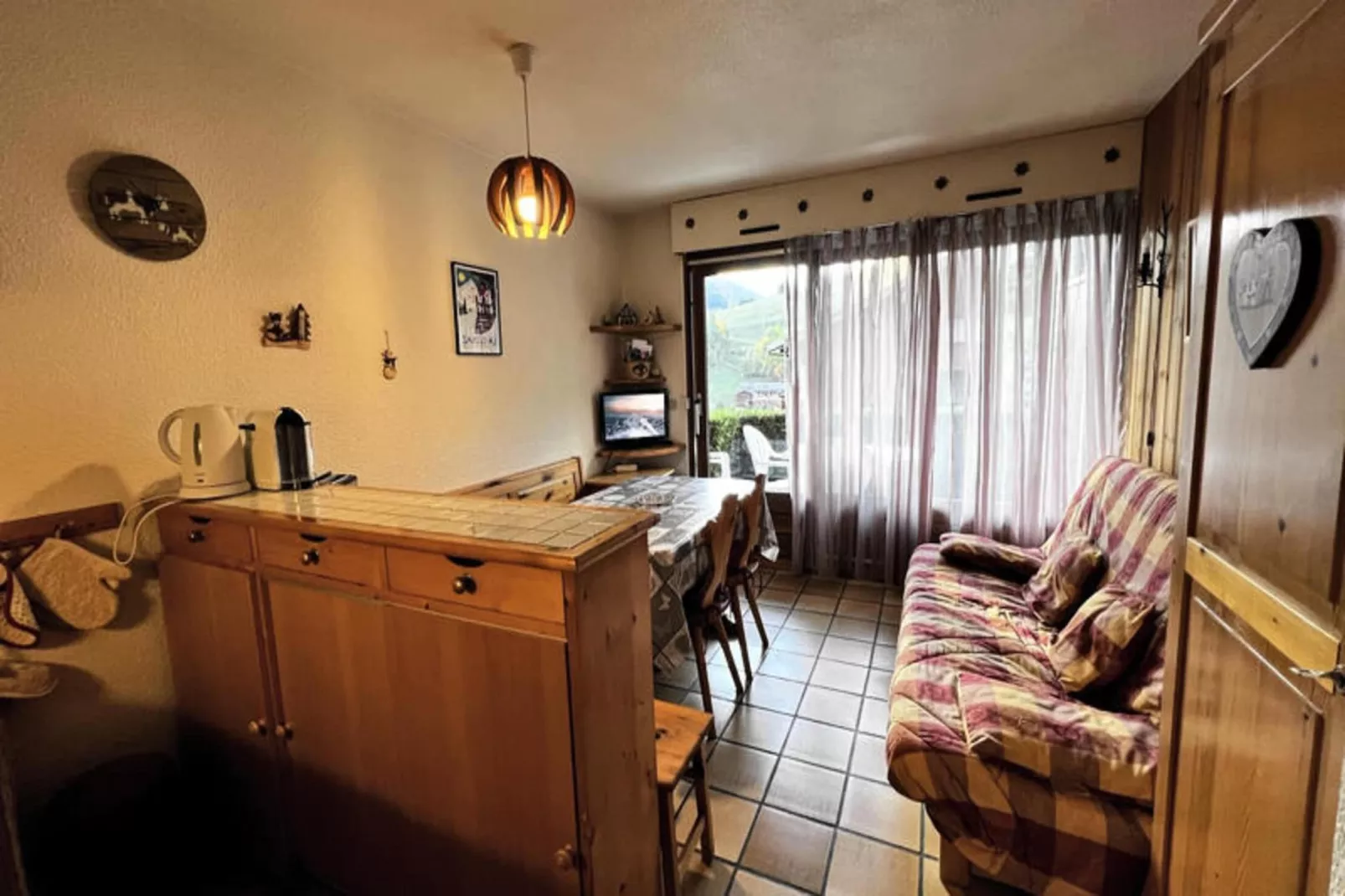 Appartements à La Clusaz-Living room