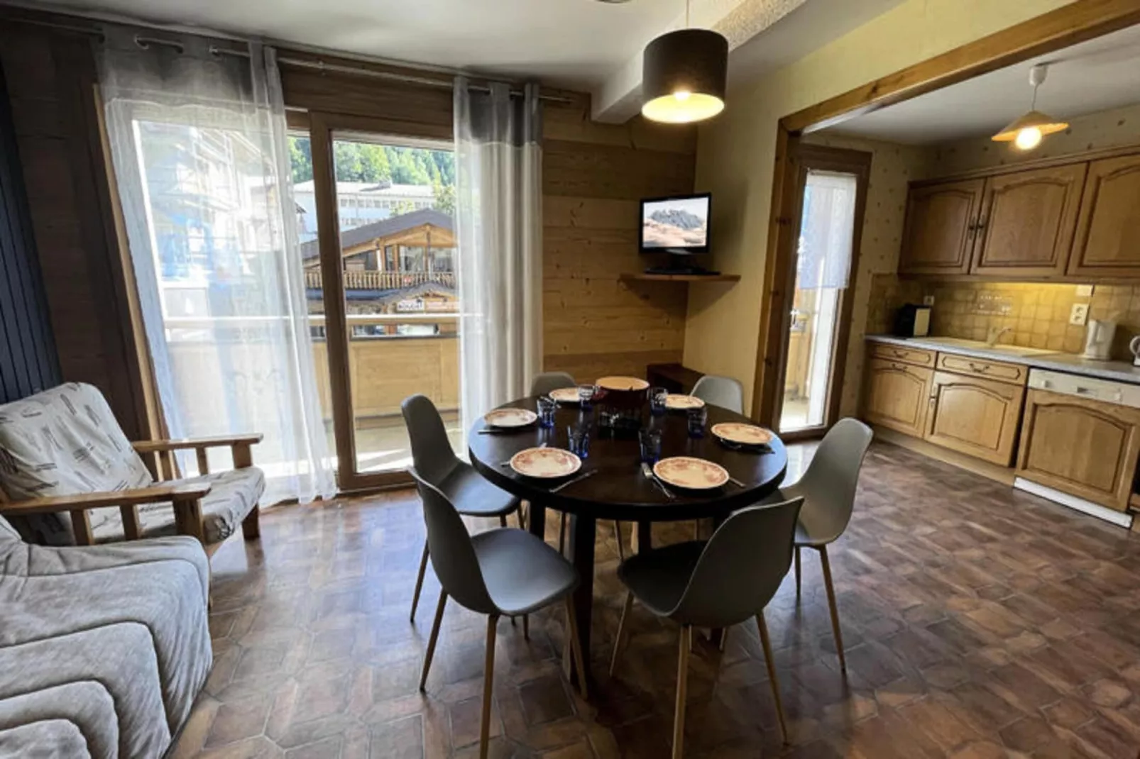 Appartements à La Clusaz-Exterior in winter