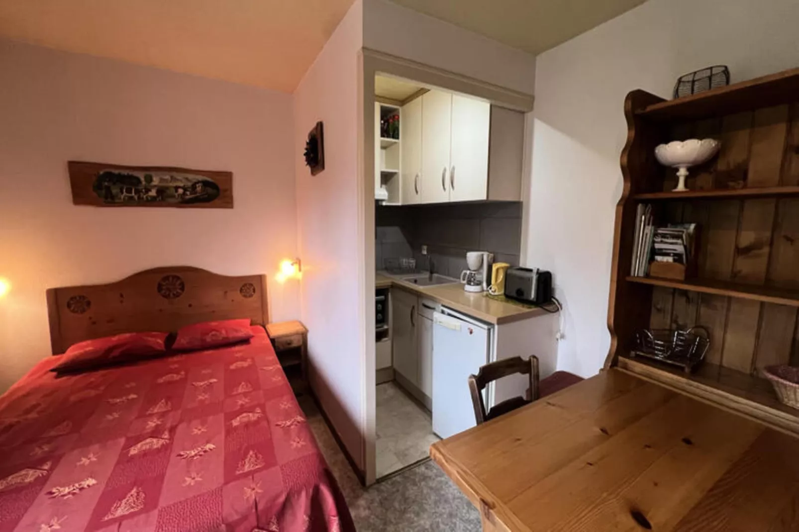 Studio à La Clusaz-Schlafzimmer