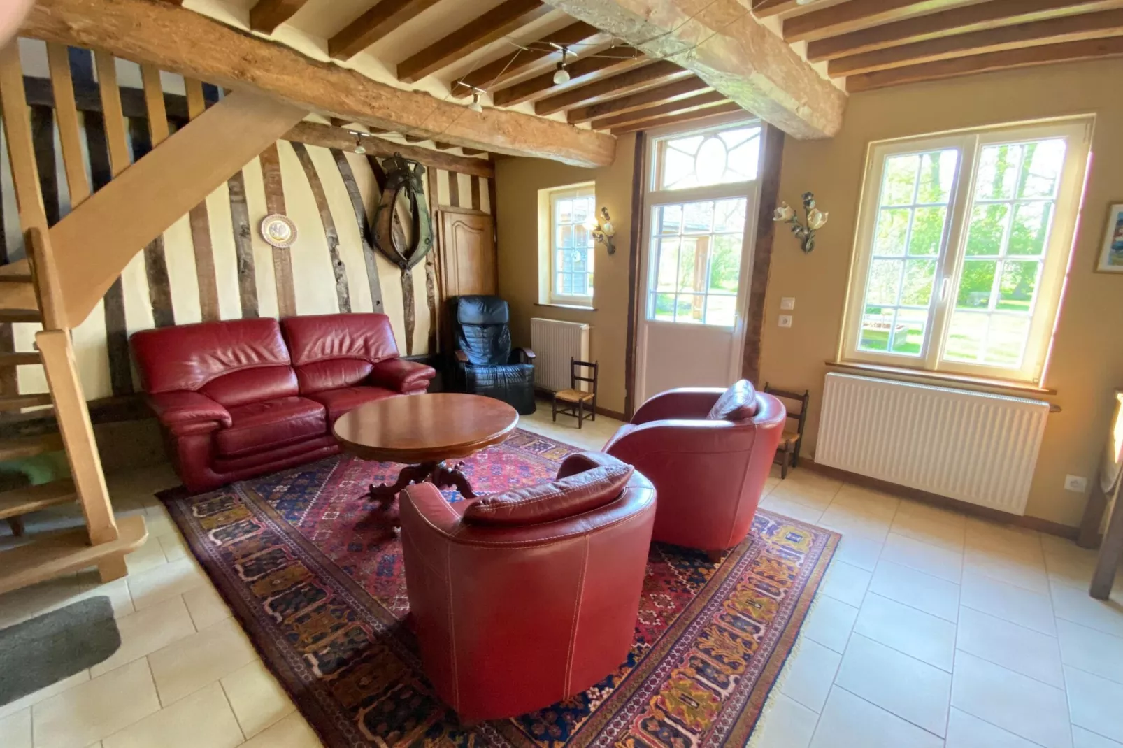 Semi-detached house Crasville-la-Rocquefort-Living room