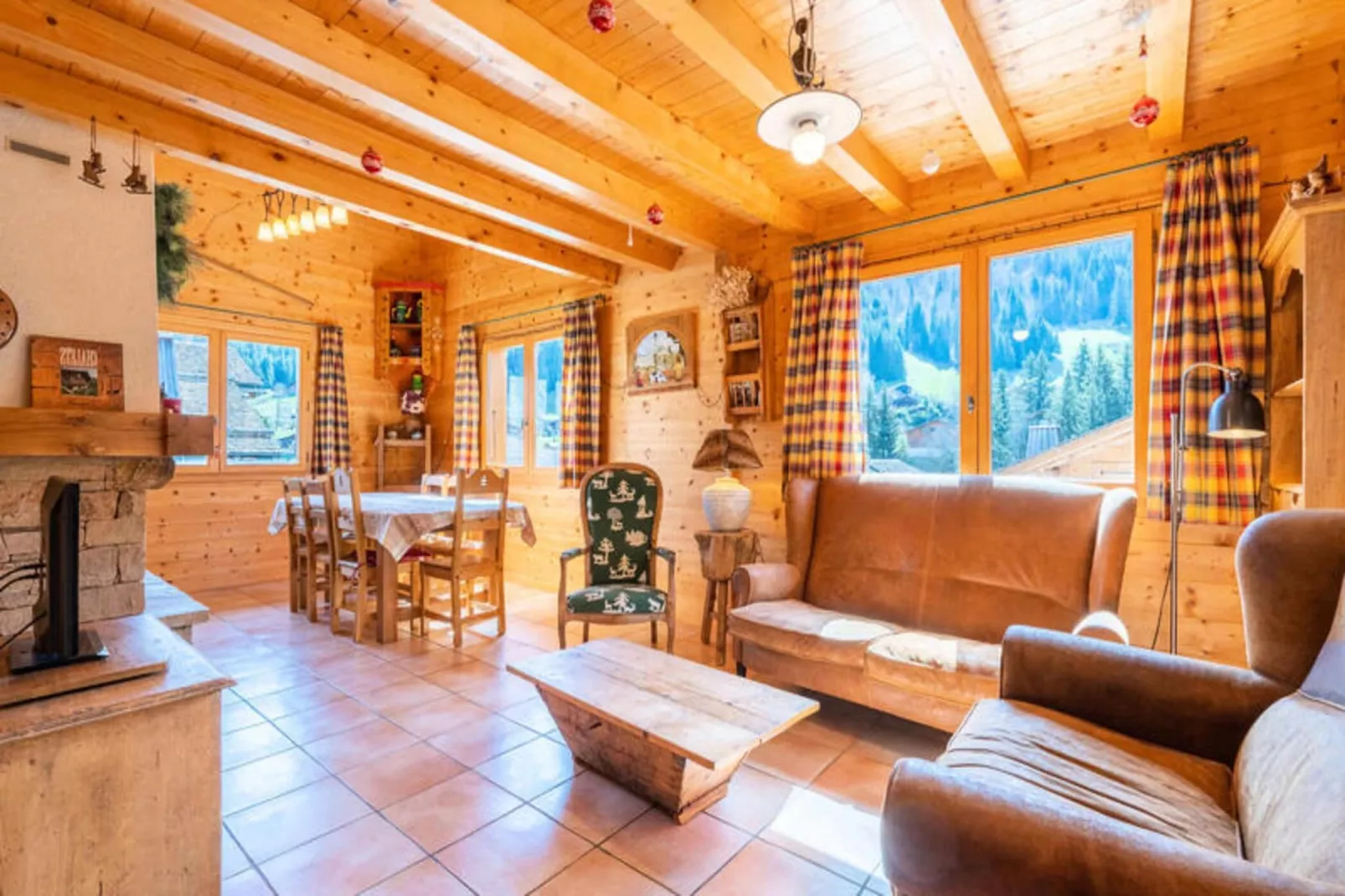 Chalet Gotty Joly L'bele-Living room