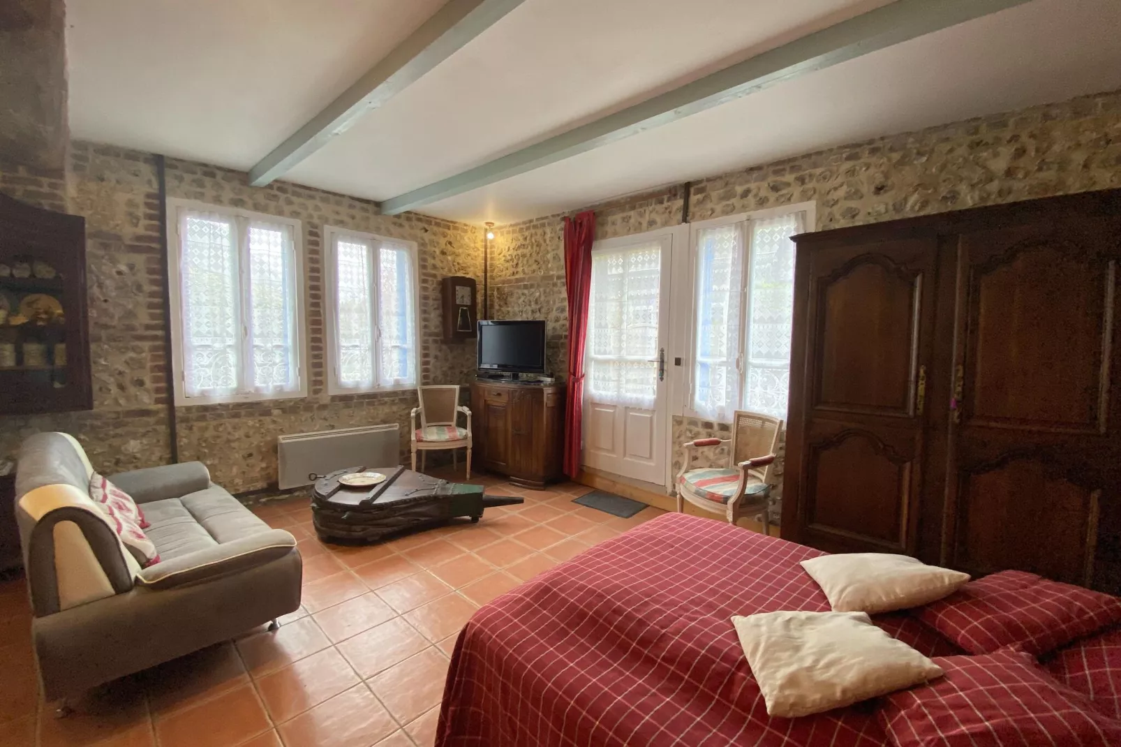 Holiday home La Poterie Cap d'Antifer-Living room