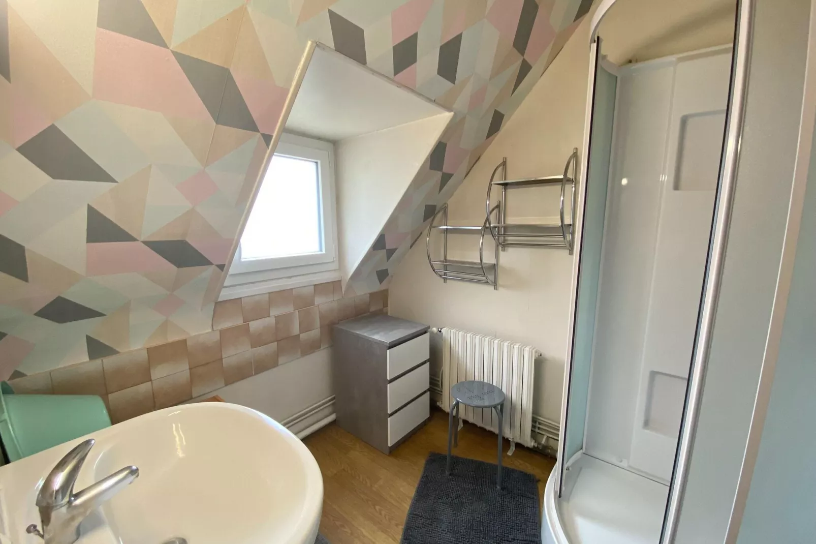 Semi-detached house Etretat-Badezimmer