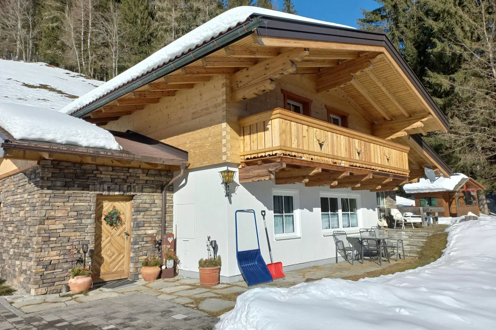 Ferienhaus Aigenberg-Exterior winter