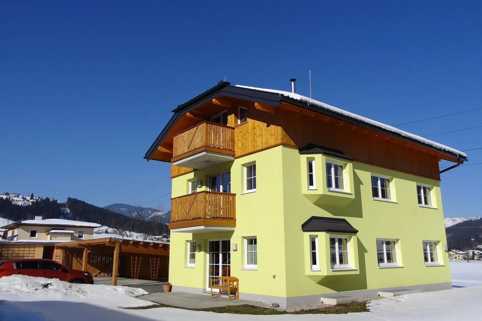 Villa Constanze - Appartement-Exterior winter