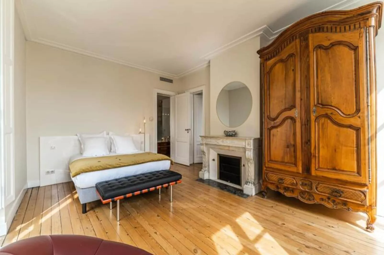 Appartement Prestations Haut Standing Avec Vue Sur La Place De La Bourse-Bedroom
