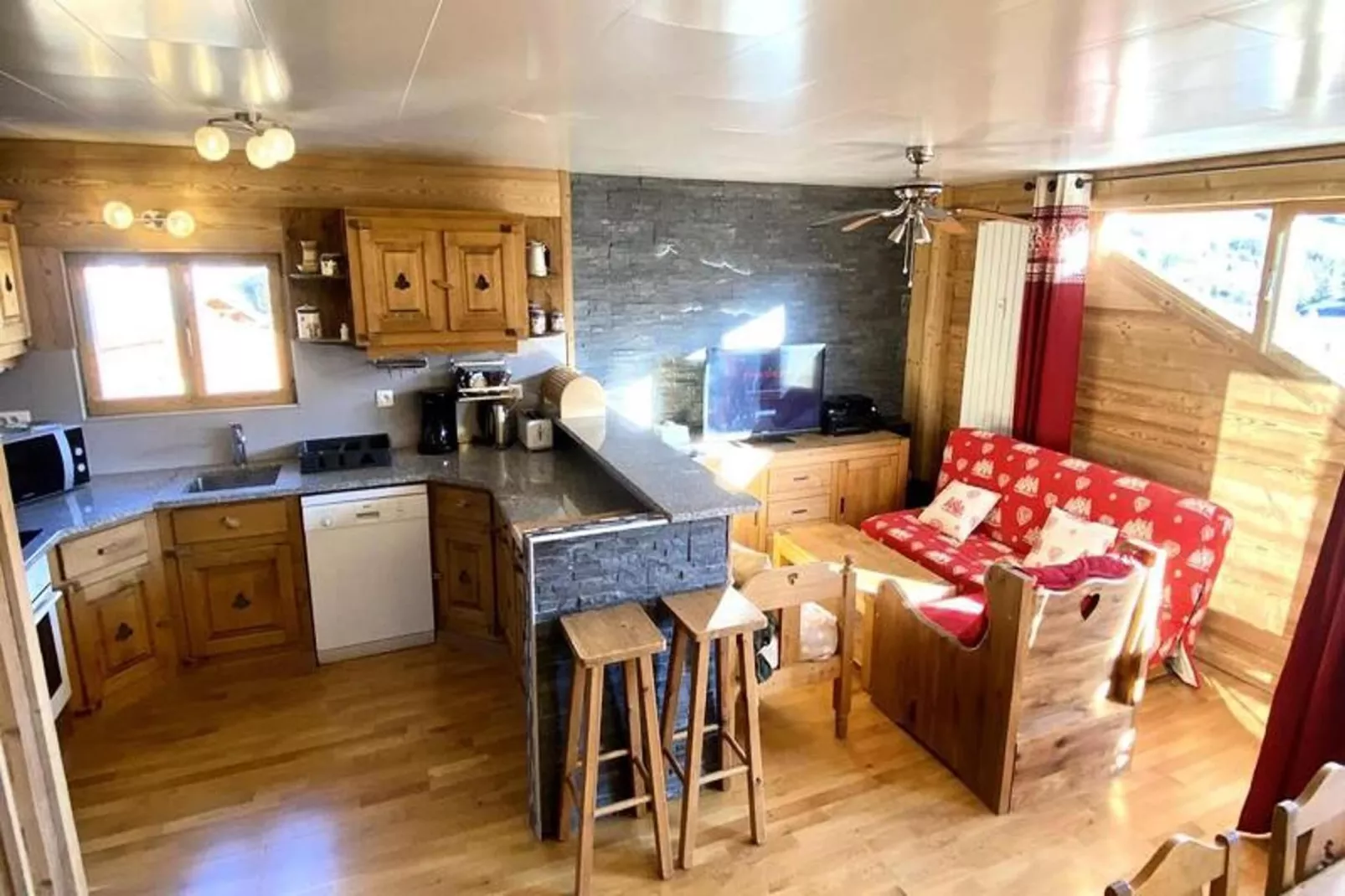 Résidence Les Bleuets-Kitchen