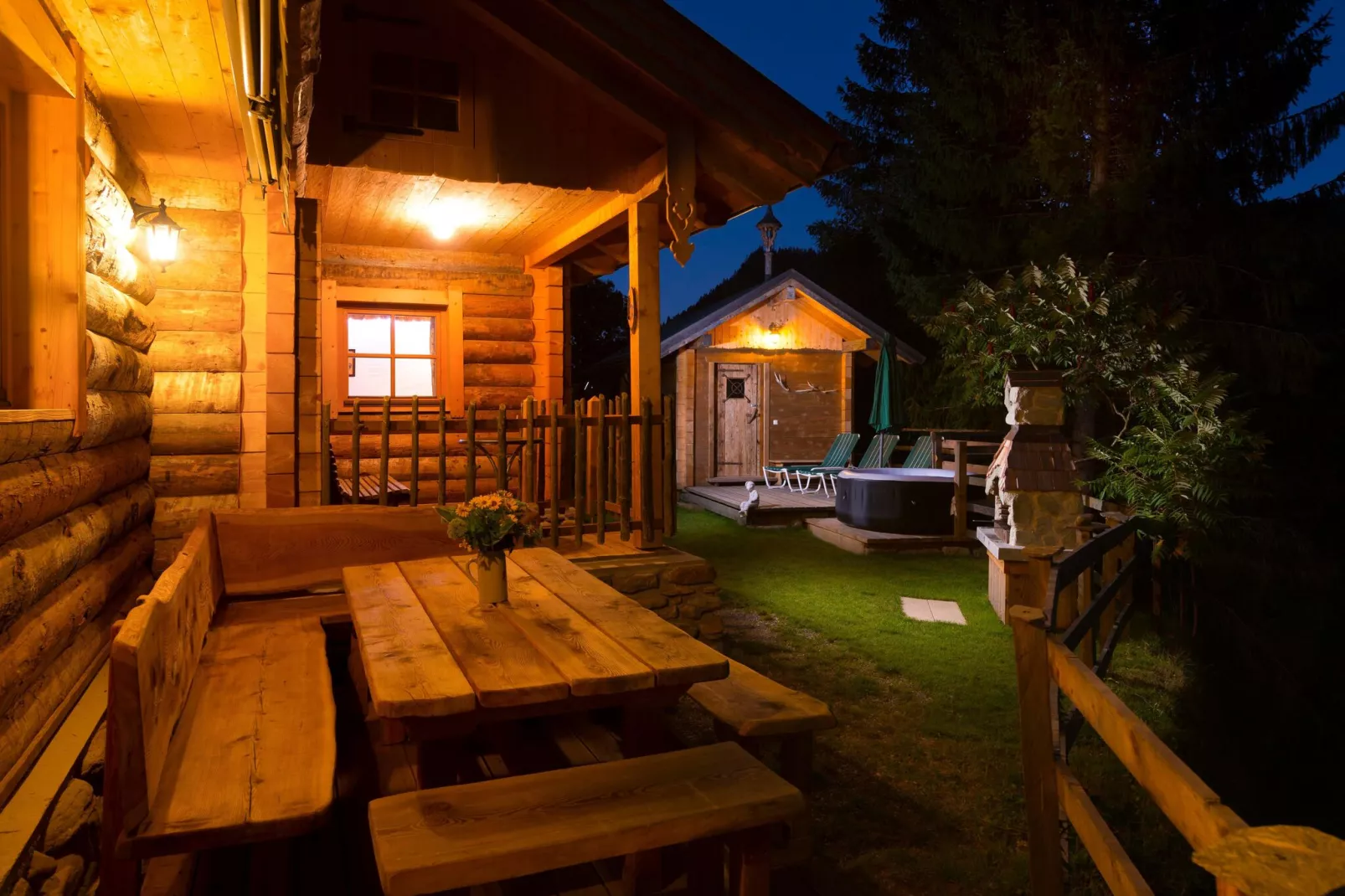 Chalet Steinbock-Gardens summer