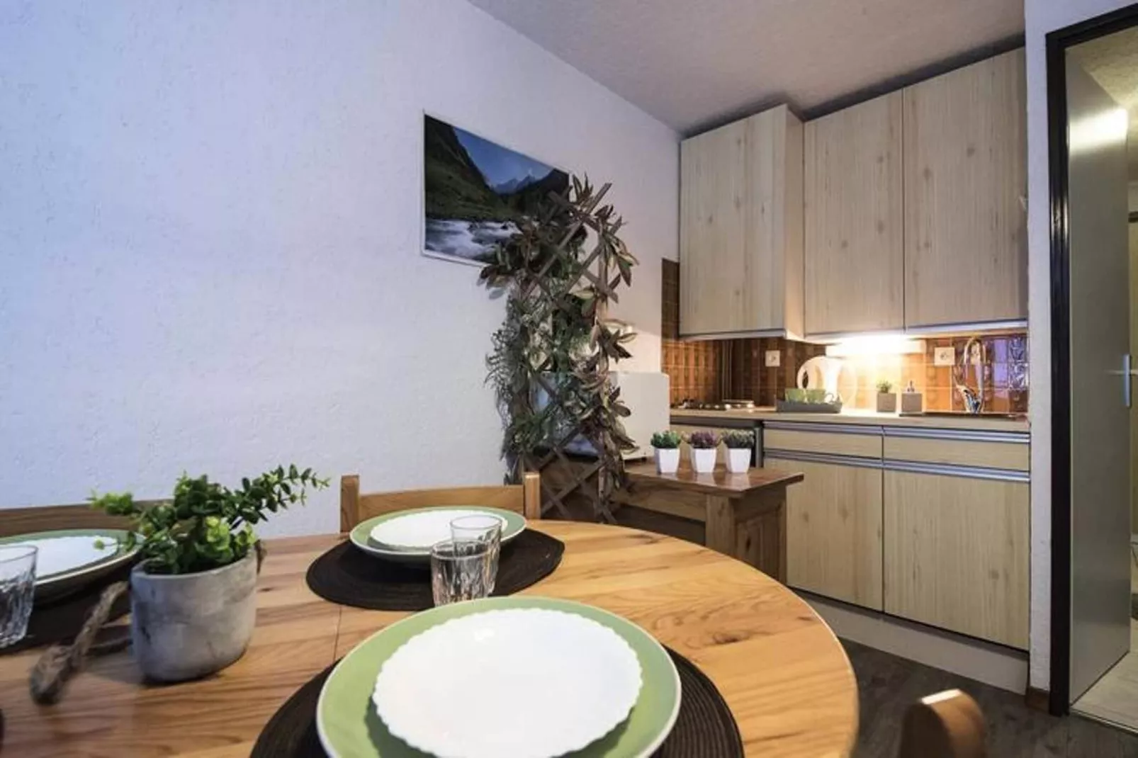 Résidence Aurette:port Bielh-Esszimmer