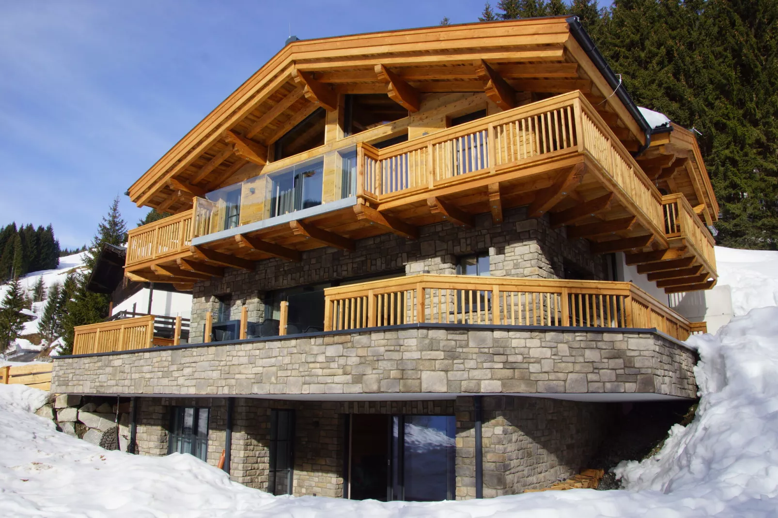 Chalet Glemmerl Mountain Lodge-Außenbereich Winter