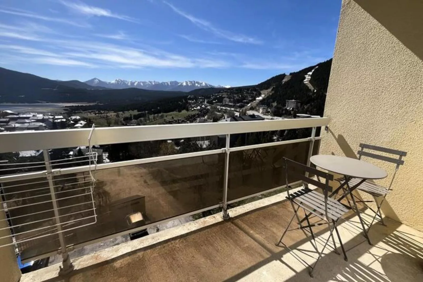 Résidence Le Soleil Blanc-Terrasse/Balkon