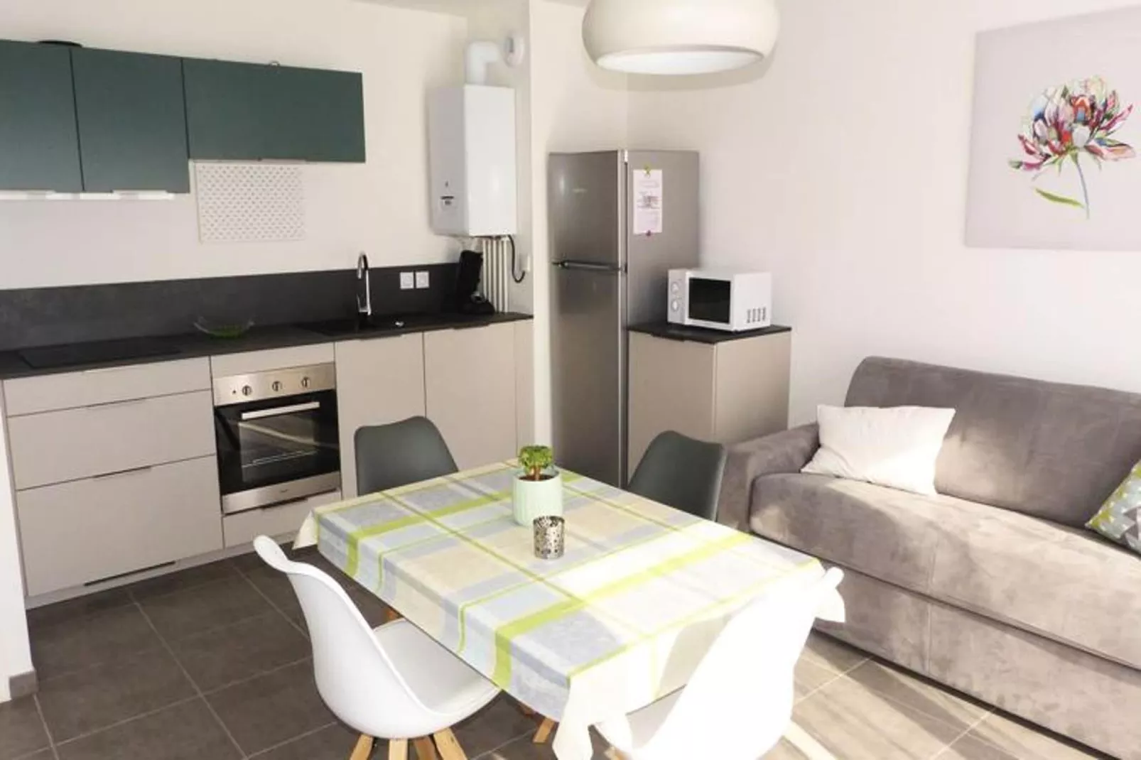 Résidence Terrasses Des Thermes-Salle à manger