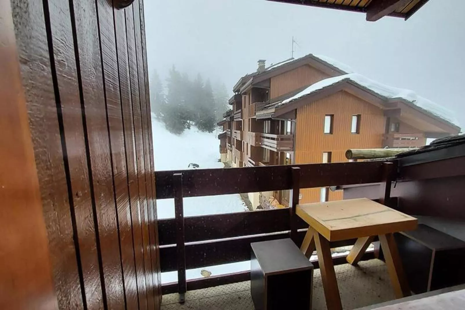 Résidence Lauziere Dessous G-Terrasse/Balkon