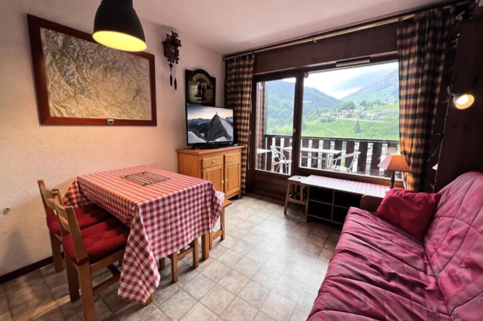 Studio à La Clusaz-Wohnzimmer