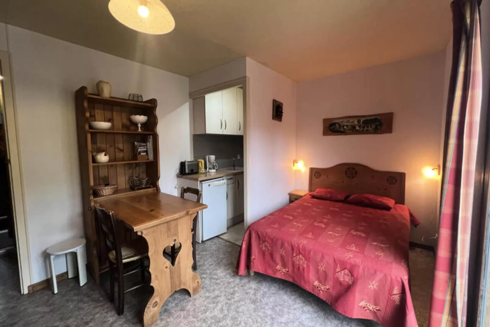 Studio à La Clusaz-Schlafzimmer