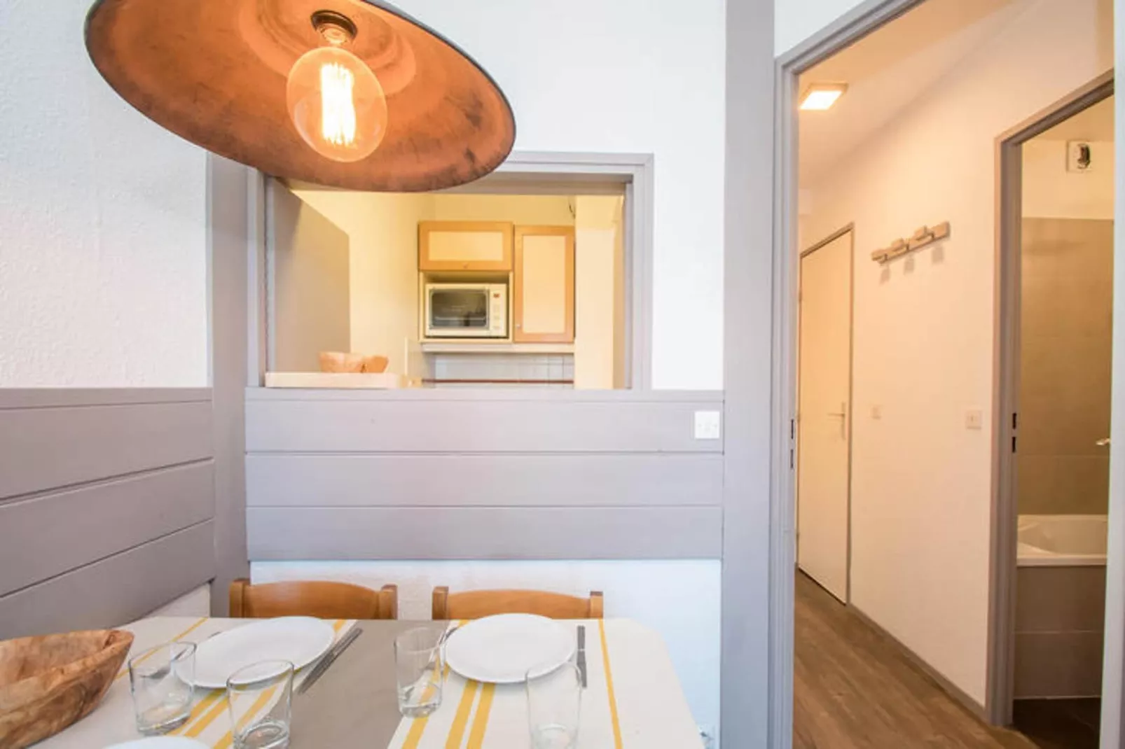 Résidence Chamois Blanc-Esszimmer