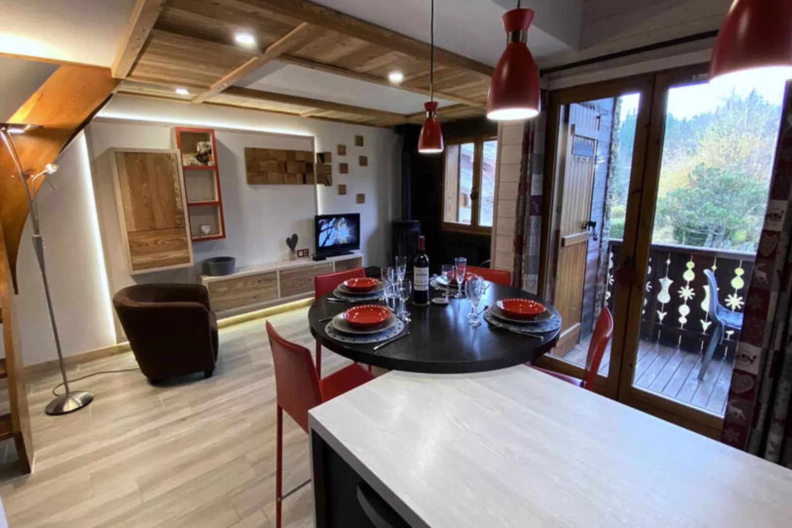 Chalets Des Bois-Salle à manger