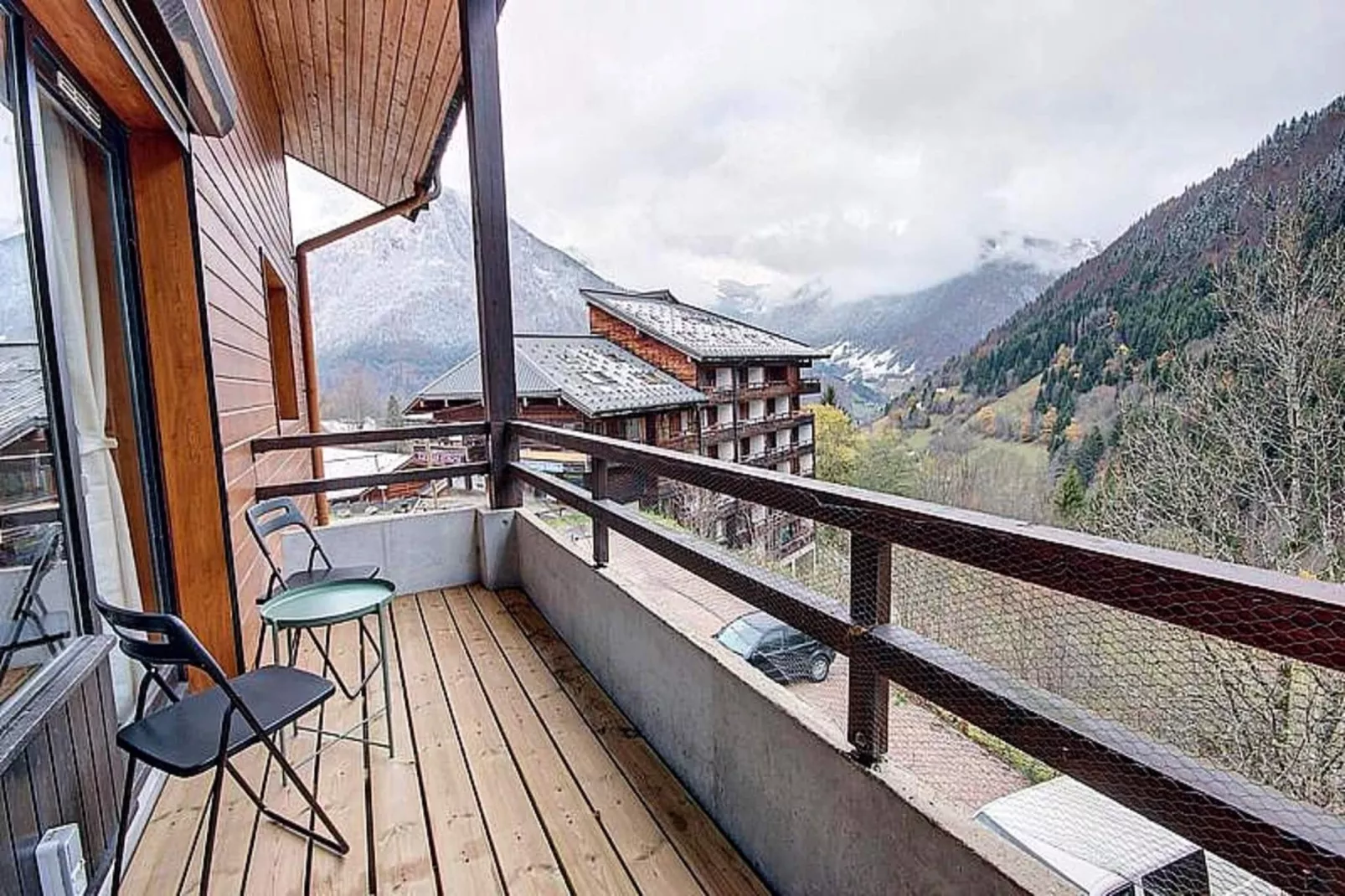 Appartements à Saint Jean d'Aulps-Terrasse/Balkon