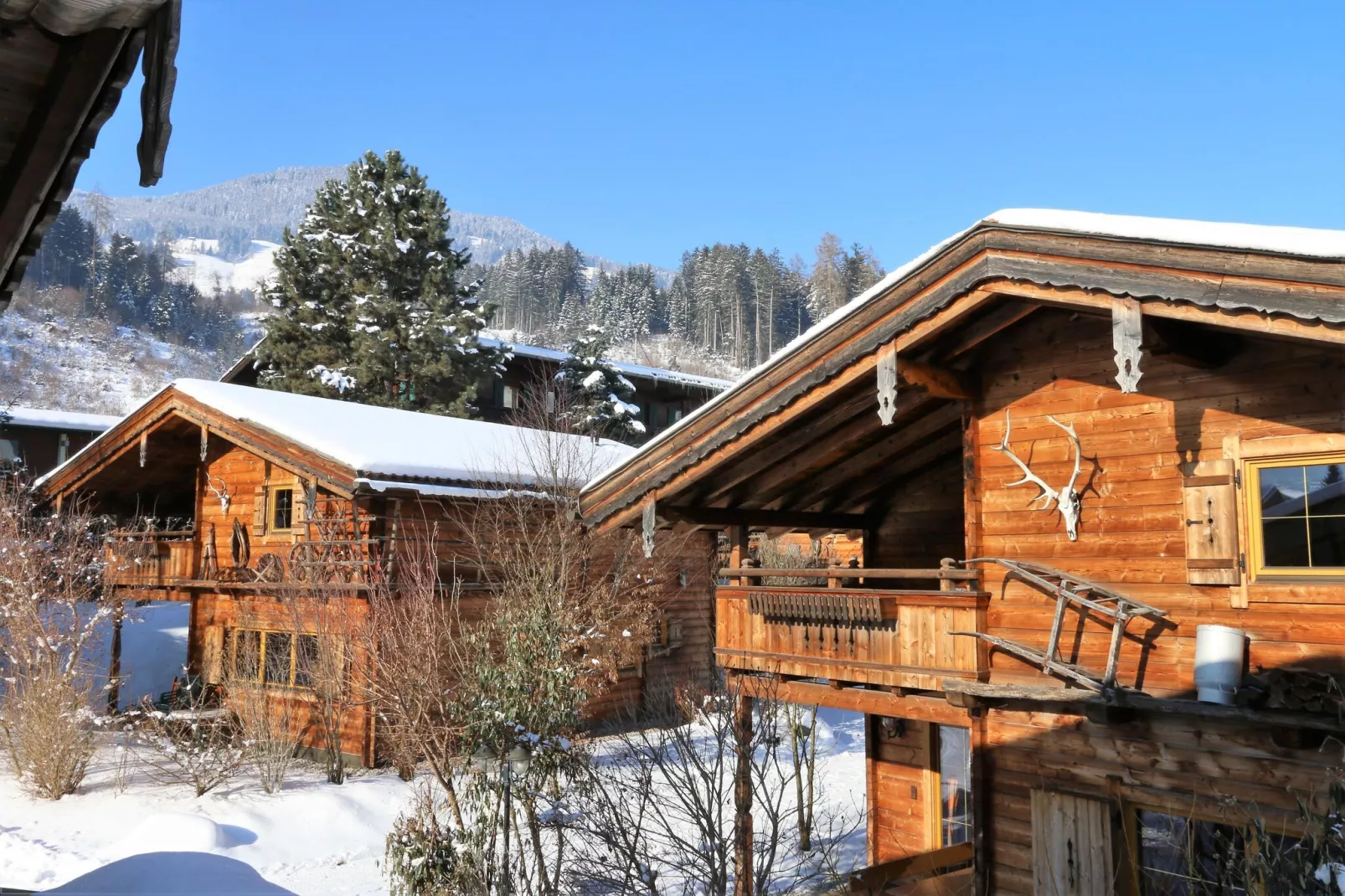 Chalets Almdorf Zillertal Fügen-Haus 6 Personen-Exterior winter