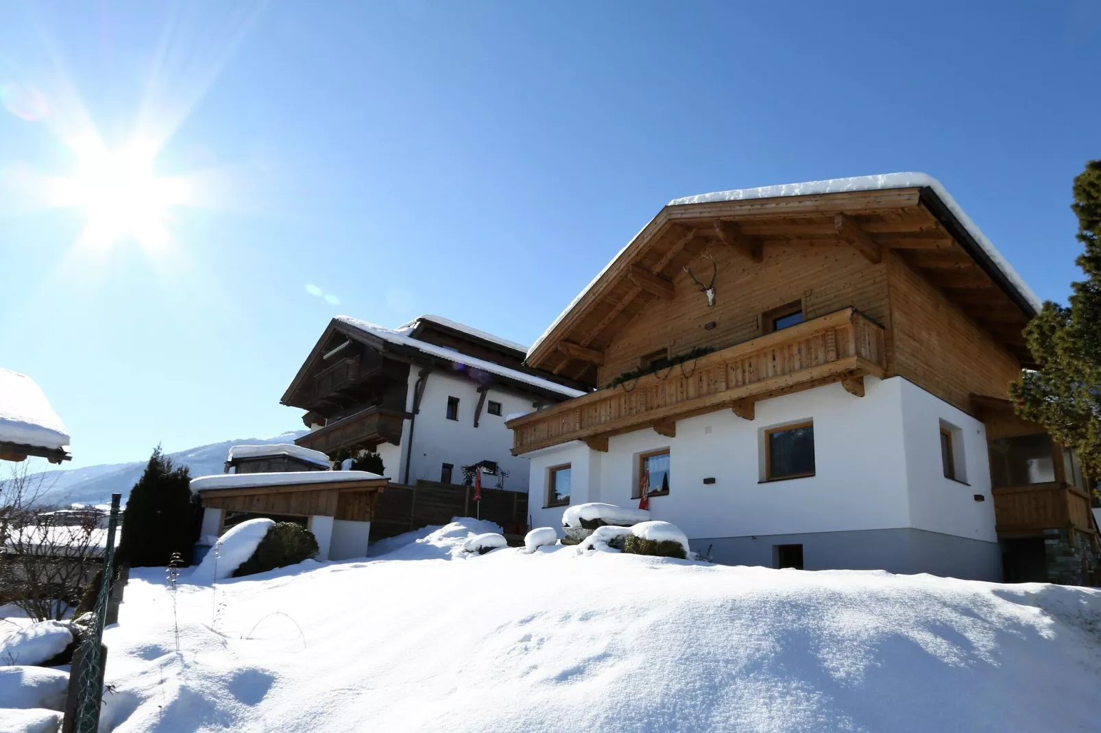 Ferienhaus Marienbergl - 10 Personen-Außenbereich Winter