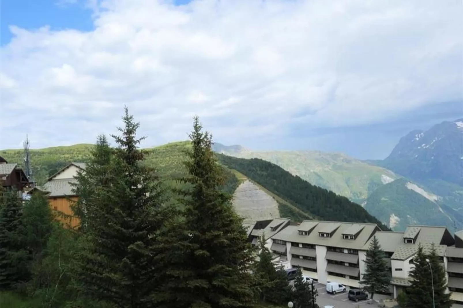 Résidence Soleil D'huez-Außenbereich Sommer