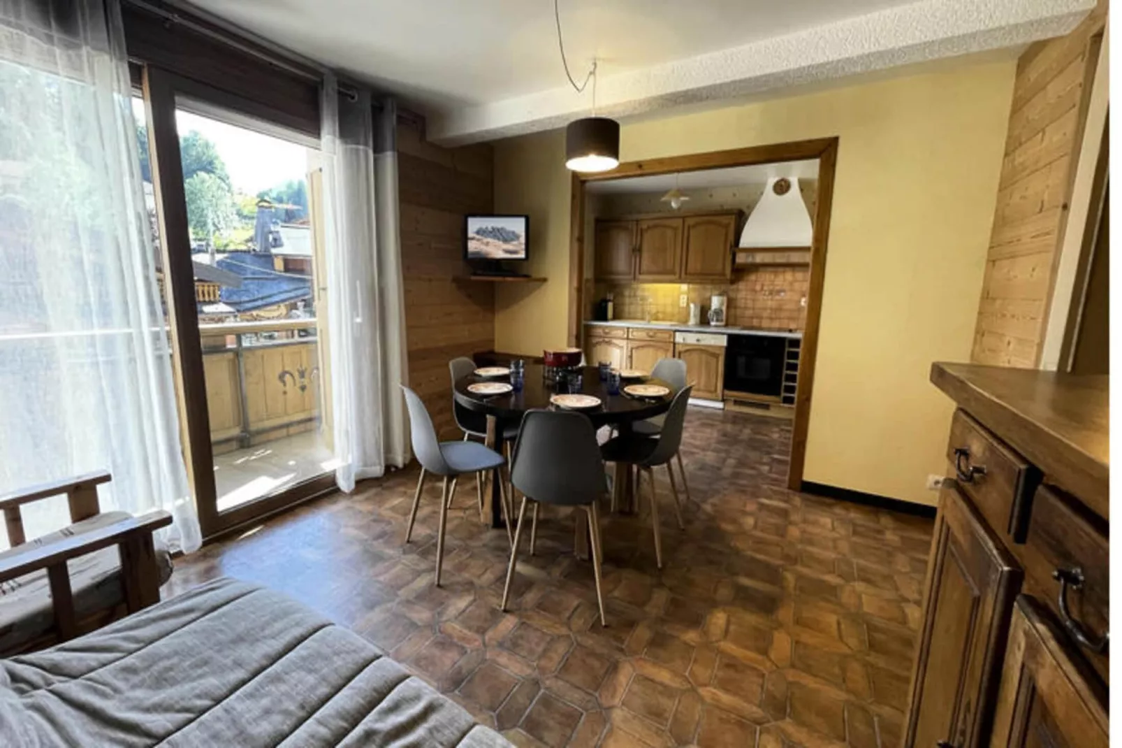 Appartements à La Clusaz-Exterior in winter