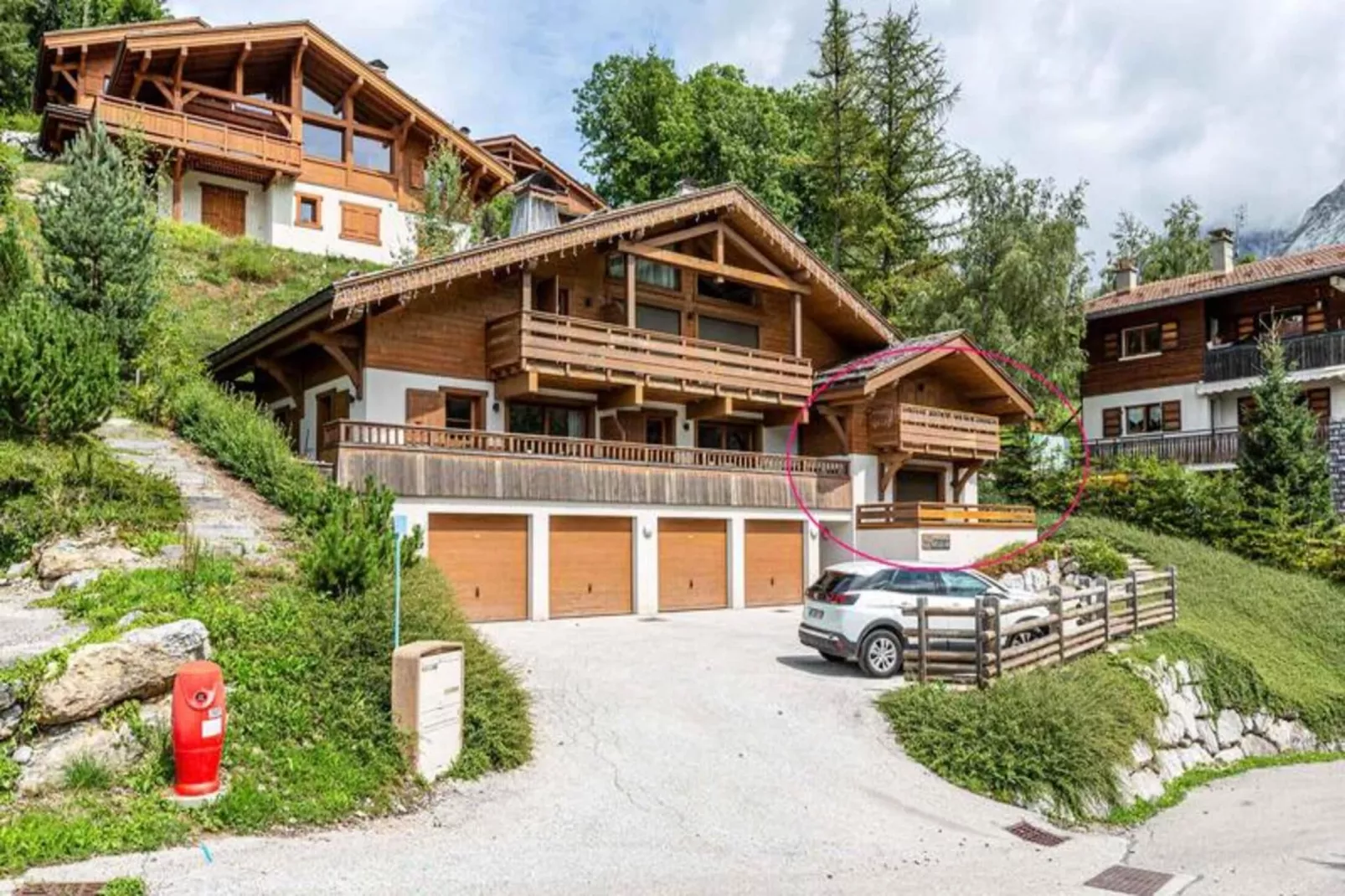 Résidence Belrose-Außenbereich Winter